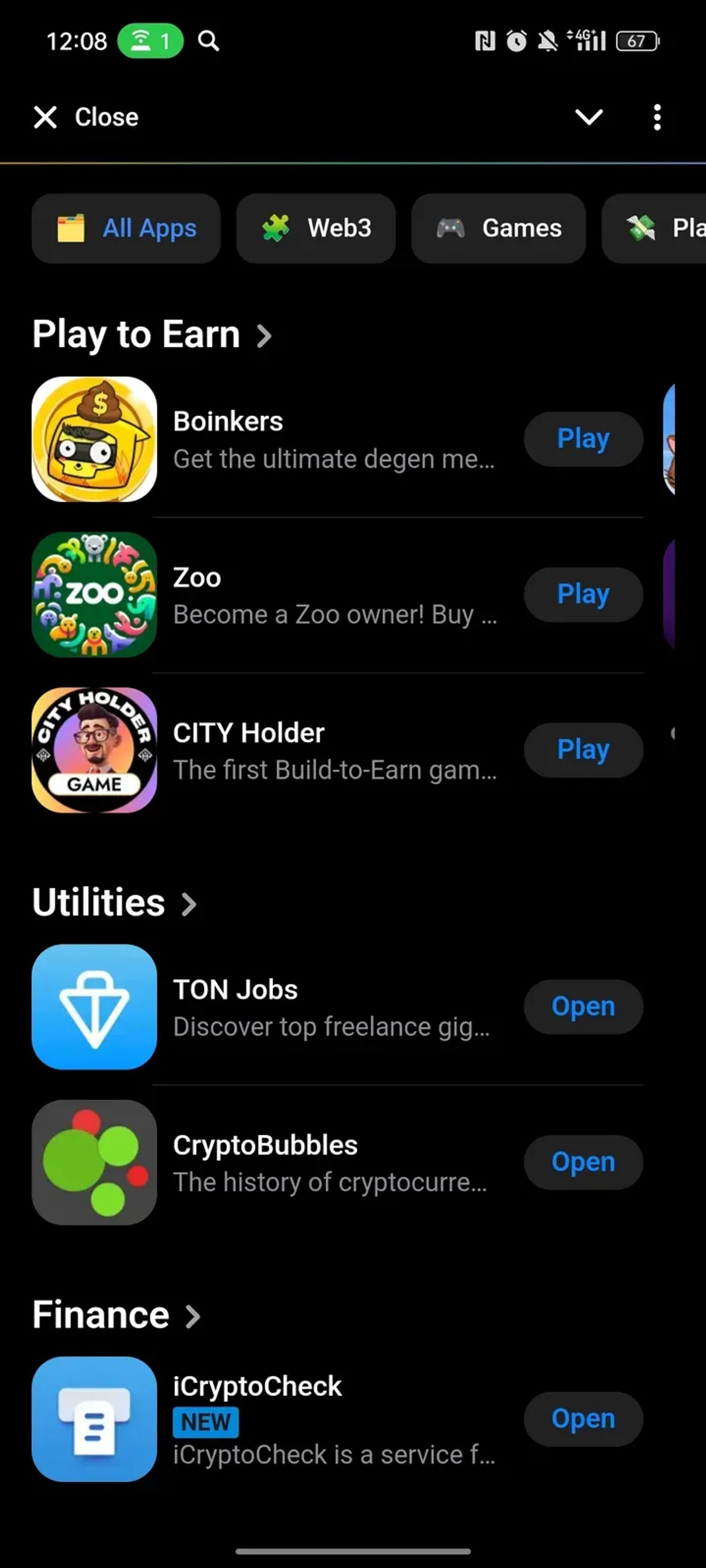 miniAppStore в Телеграм — скриншот 4