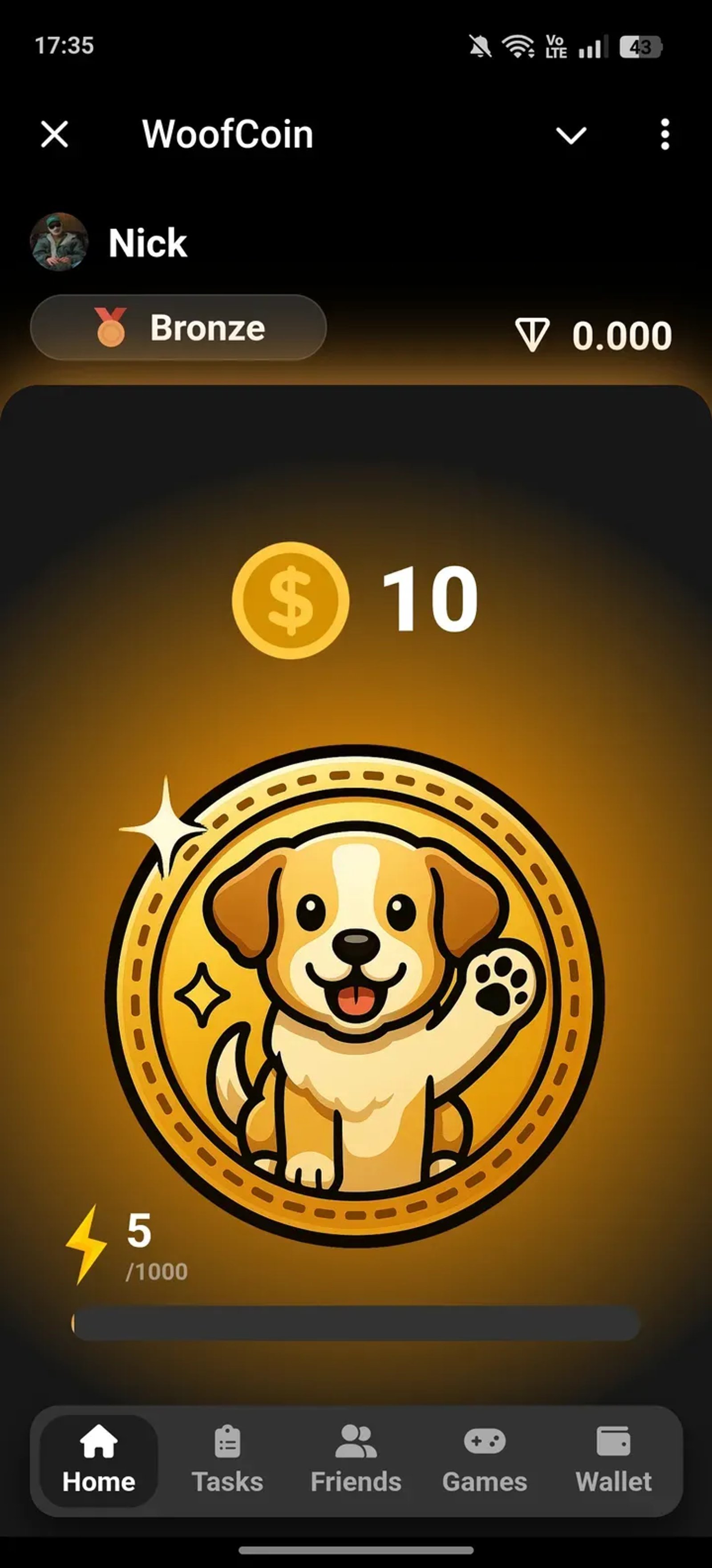 WoofCoin Telegram Screenshot 1