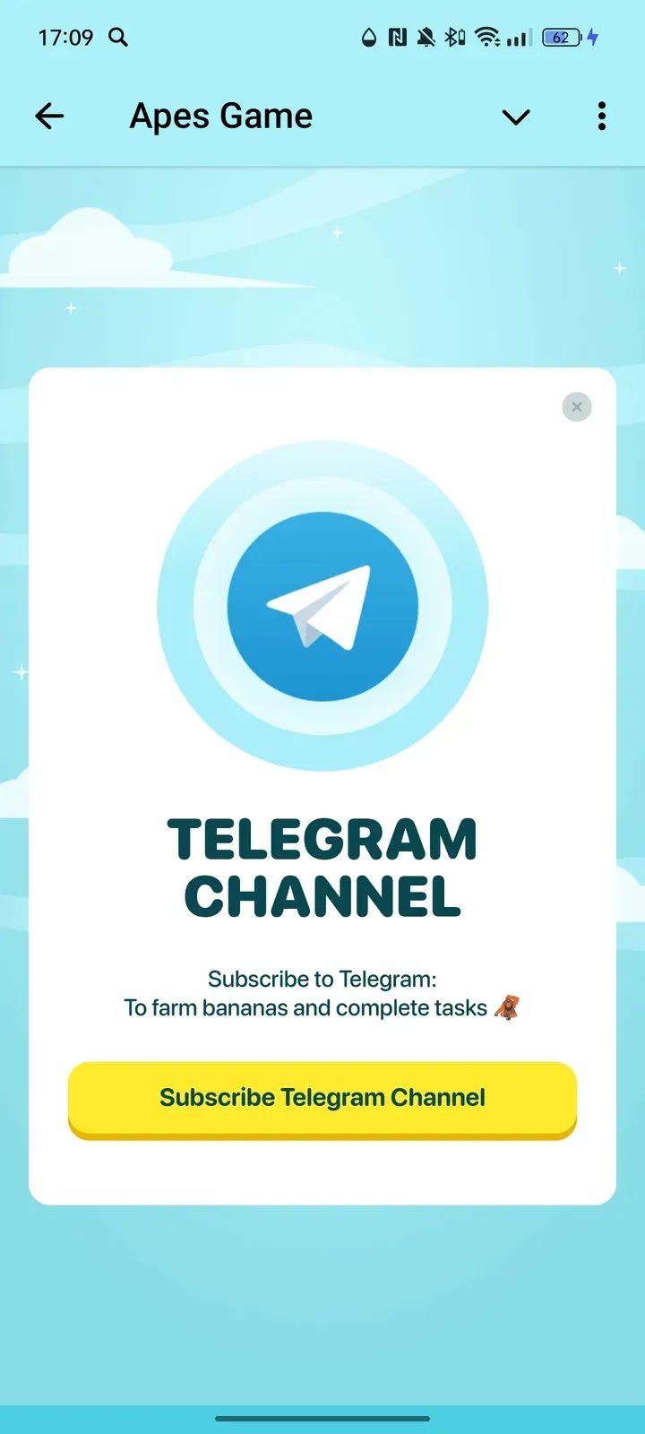 Apes Game Telegram Screenshot 2