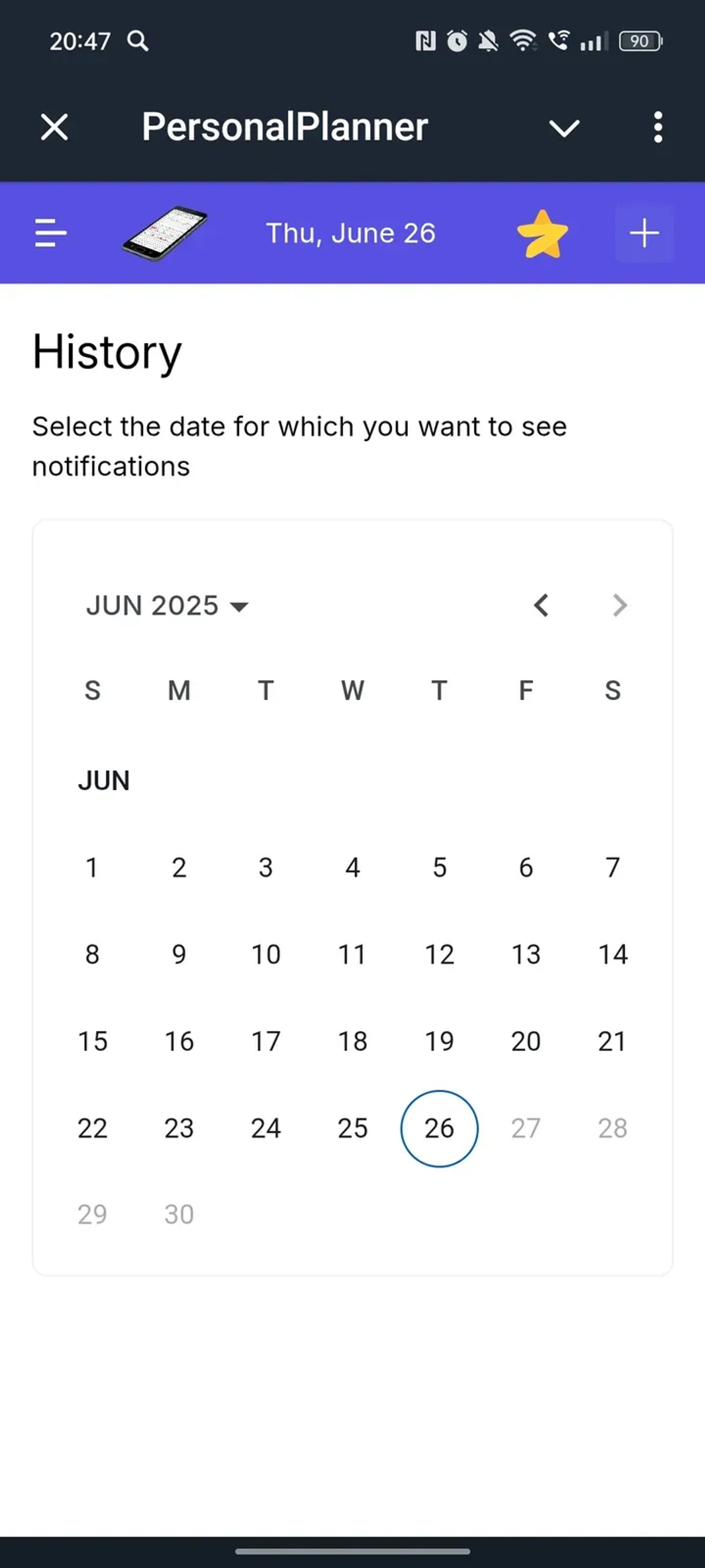 PersonalPlanner в Телеграм — скриншот 4