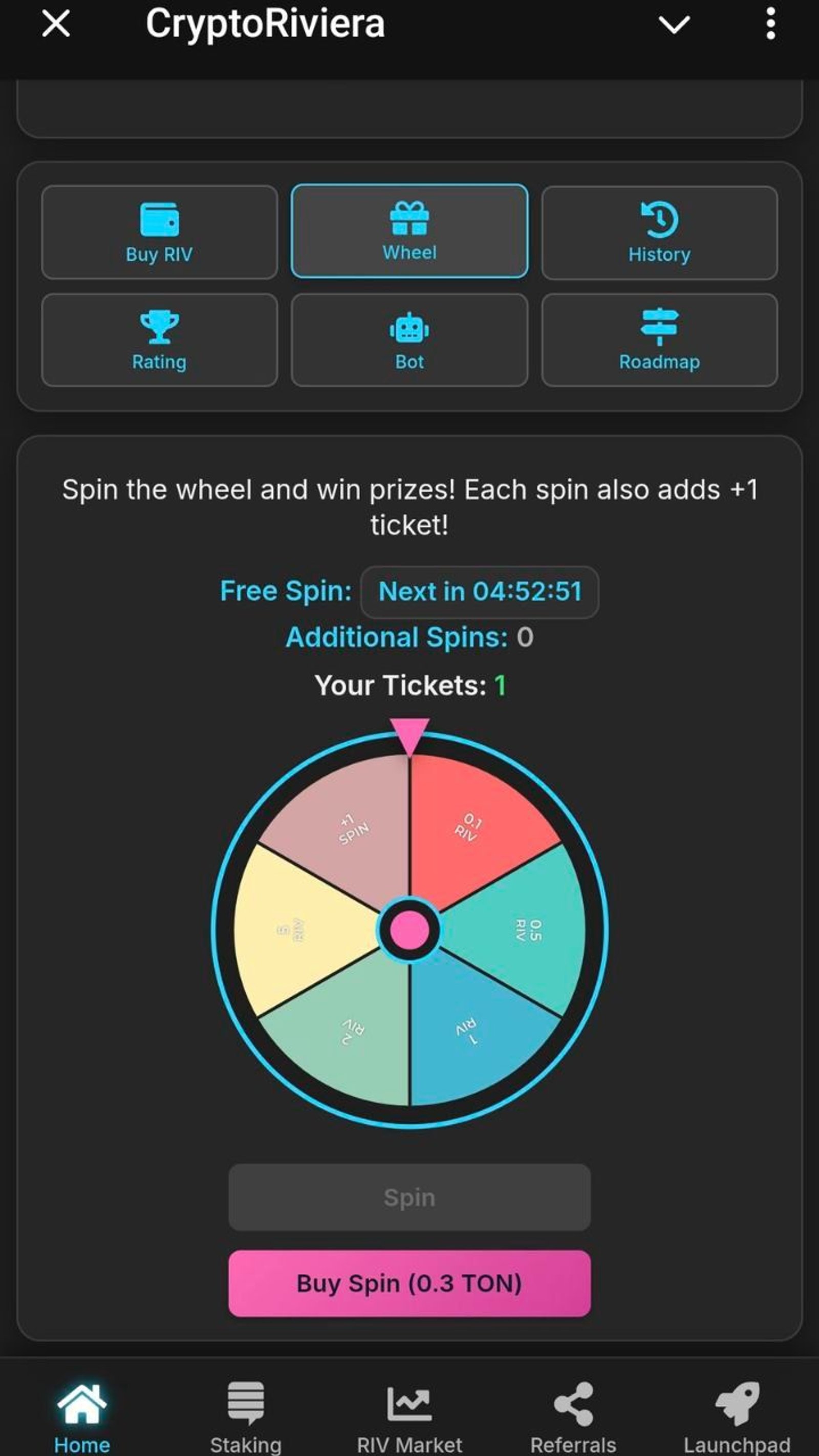CryptoRiviera Telegram Screenshot 3