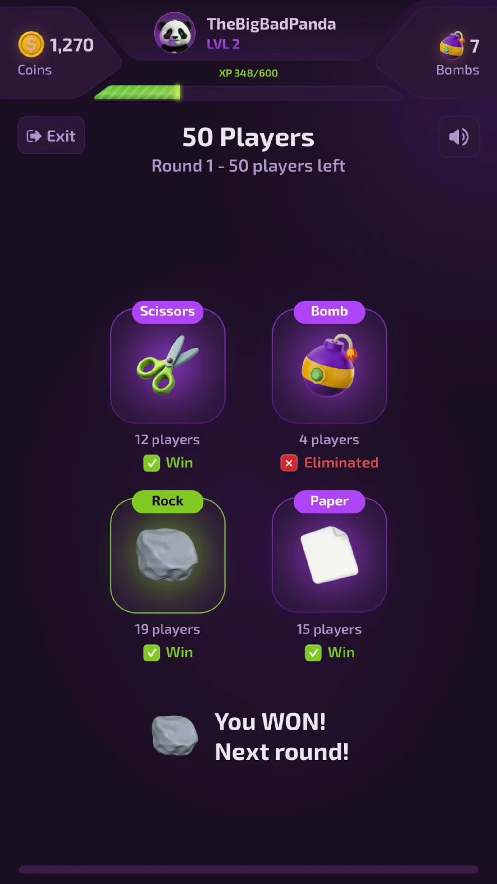 RockaBoom в Телеграм — скриншот 3