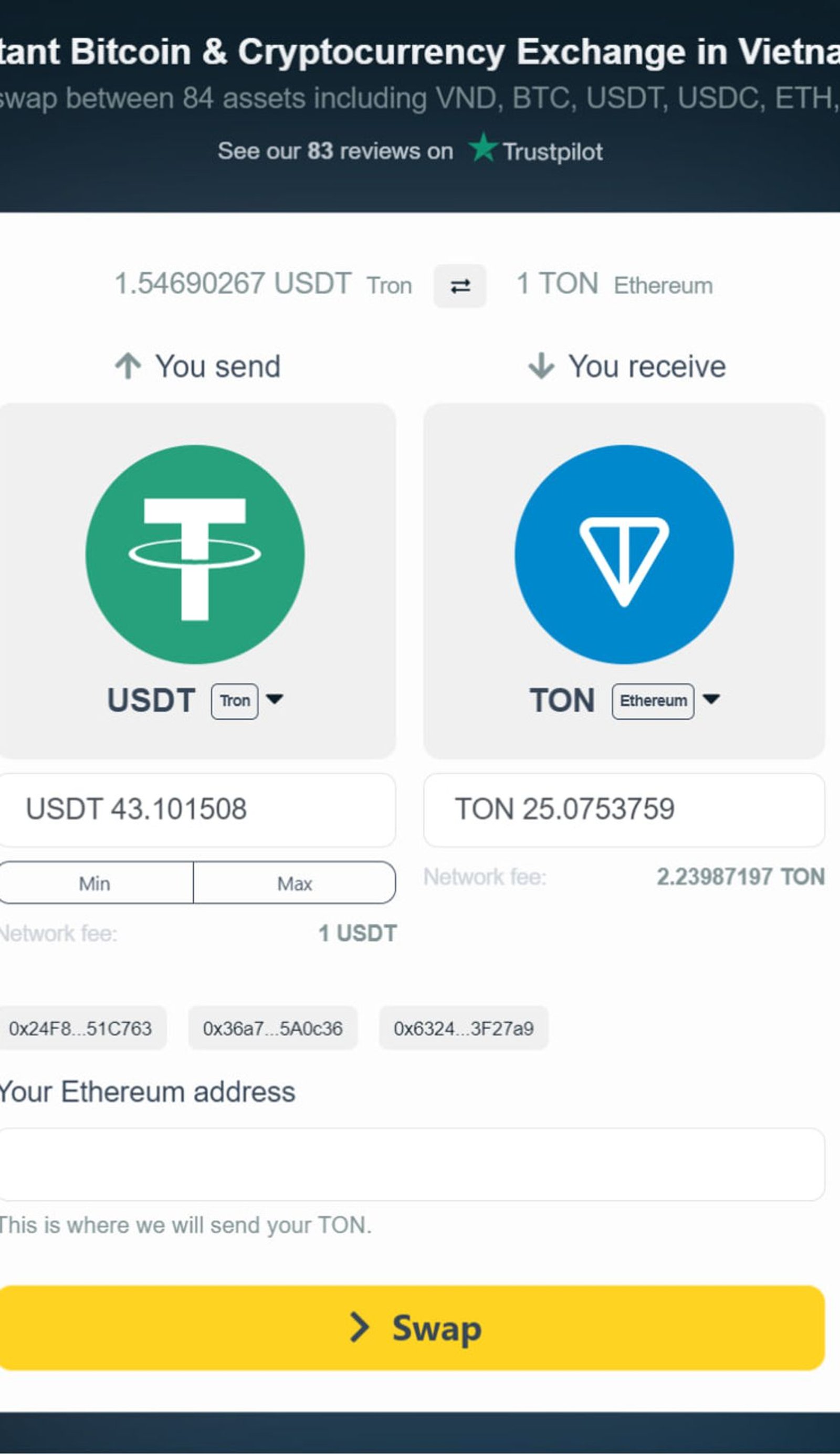 BitcoinVN в Телеграм — скриншот 2