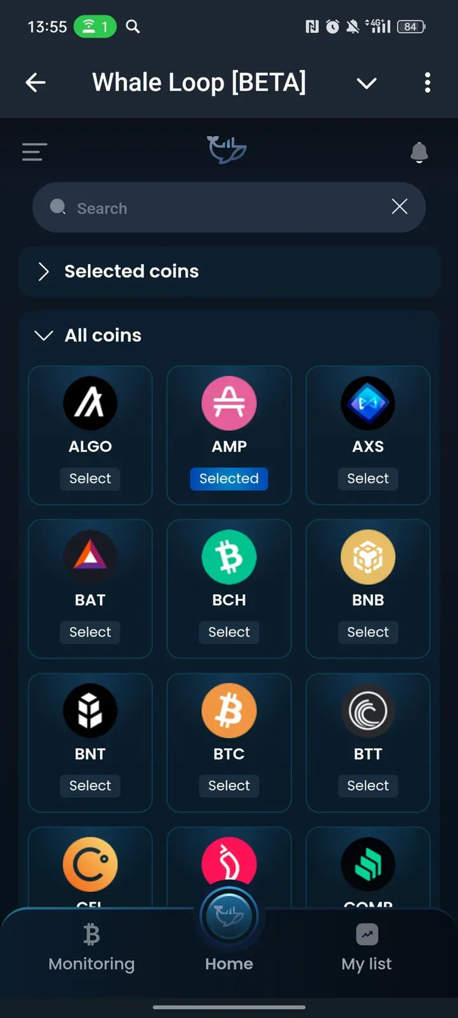 Whale Loop [BETA] в Телеграм — скриншот 1