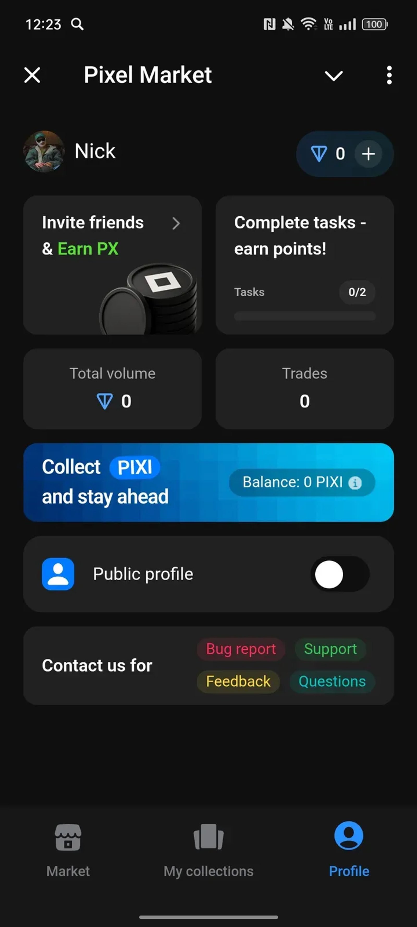 Pixel Market Telegram Screenshot 3