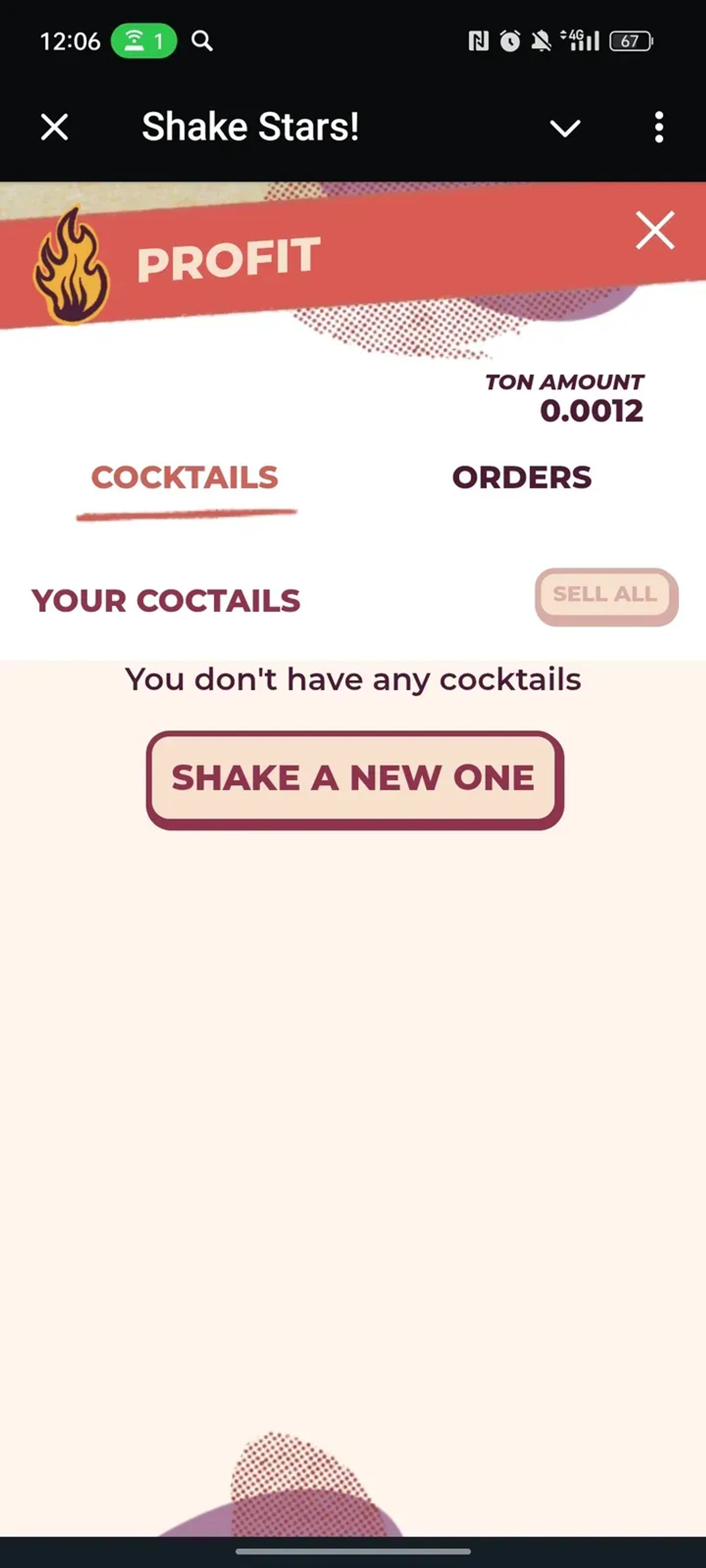 Shake Stars! в Телеграм — скриншот 2