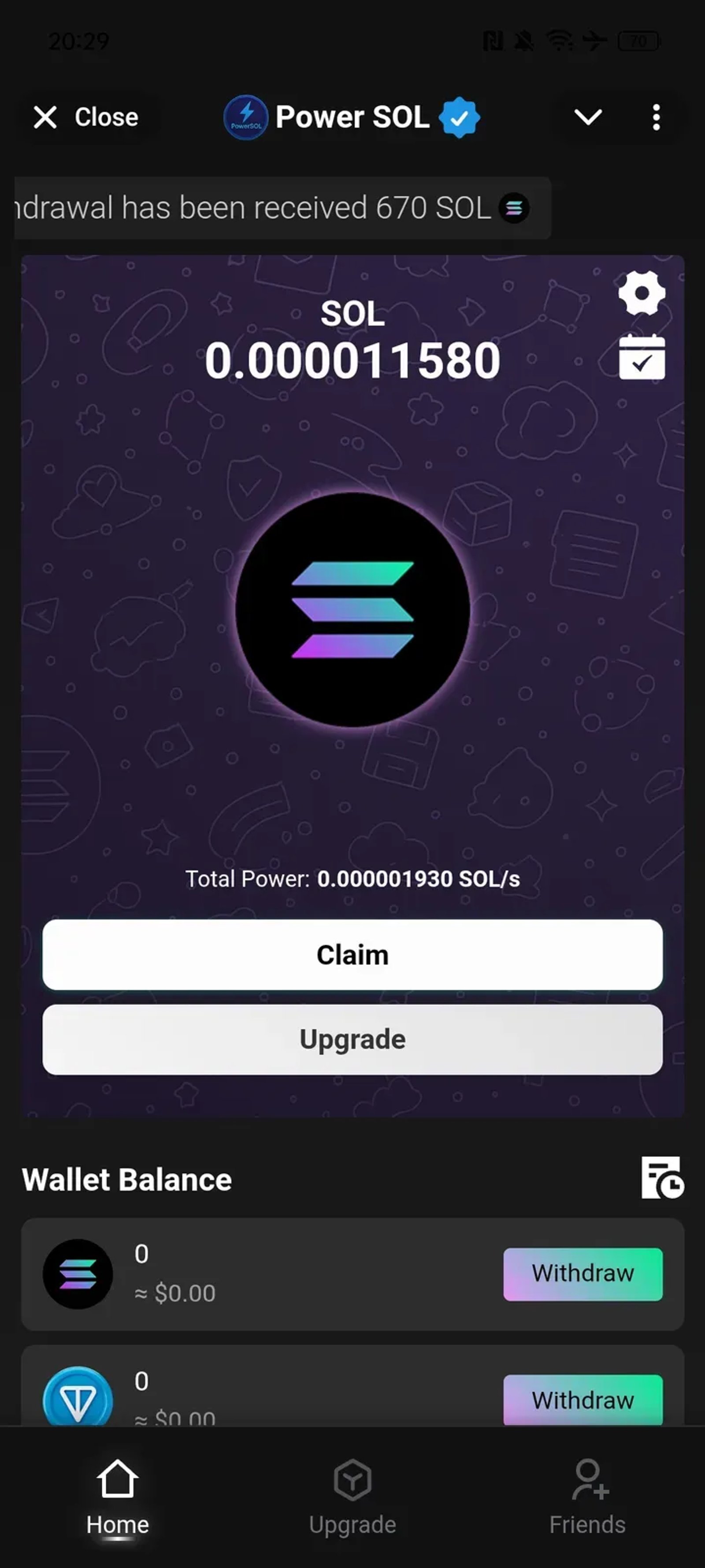 Power Solana⚡️ Telegram Screenshot 1