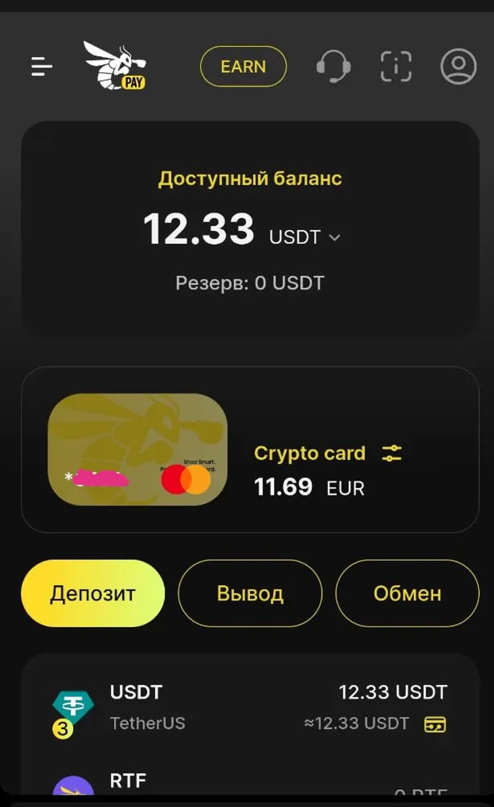 Ready to Pay в Телеграм — скриншот 4