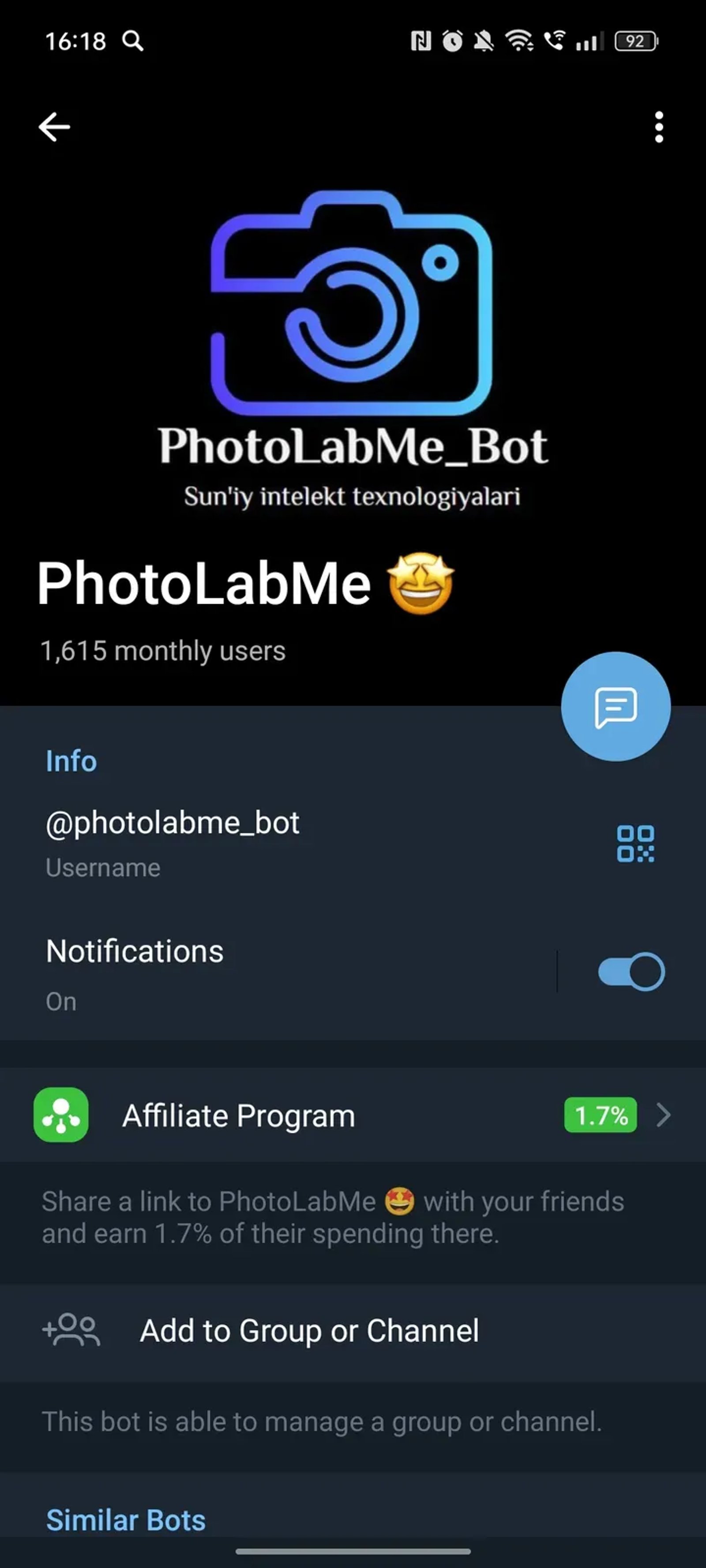 PhotoLabMe 🤩 в Телеграм — скриншот 4