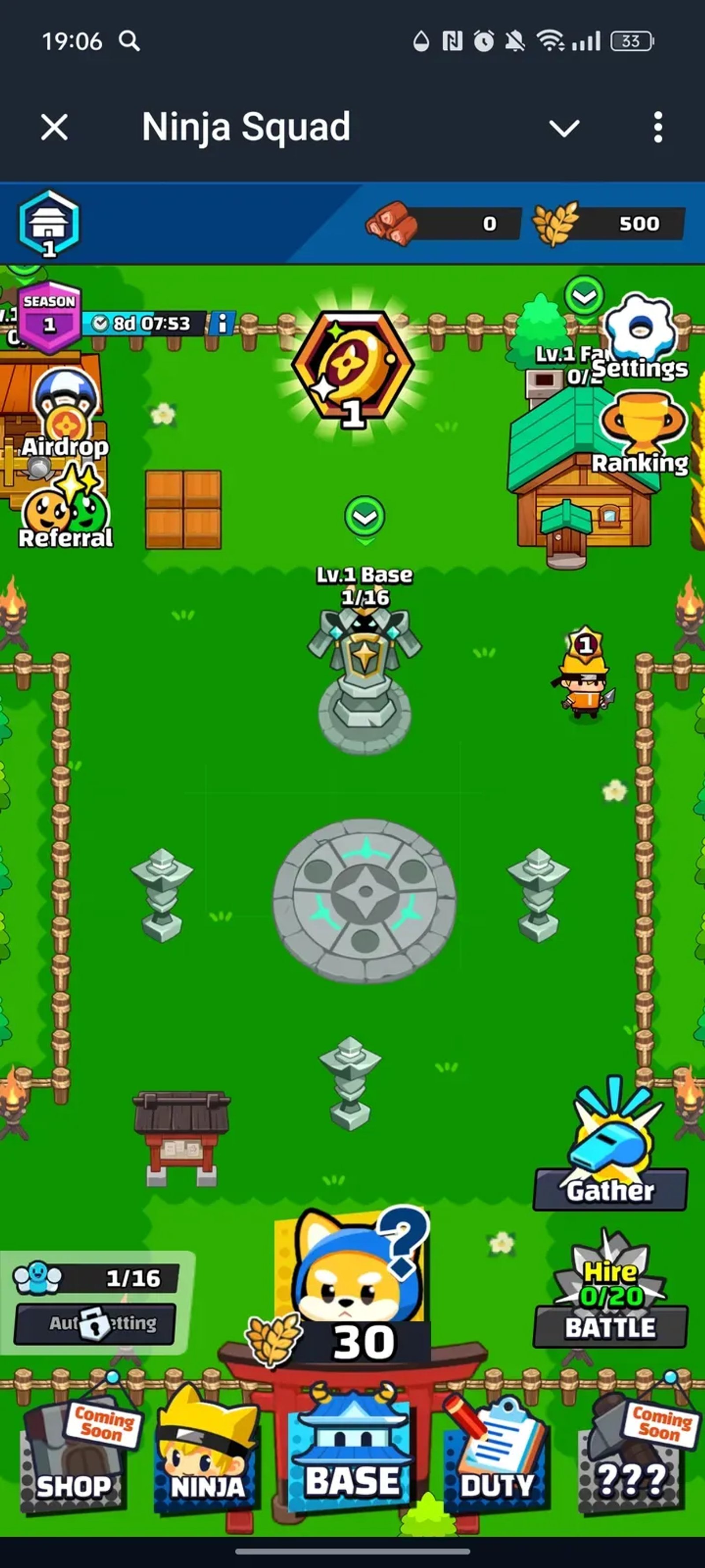 Ninja Squad в Телеграм — скриншот 1