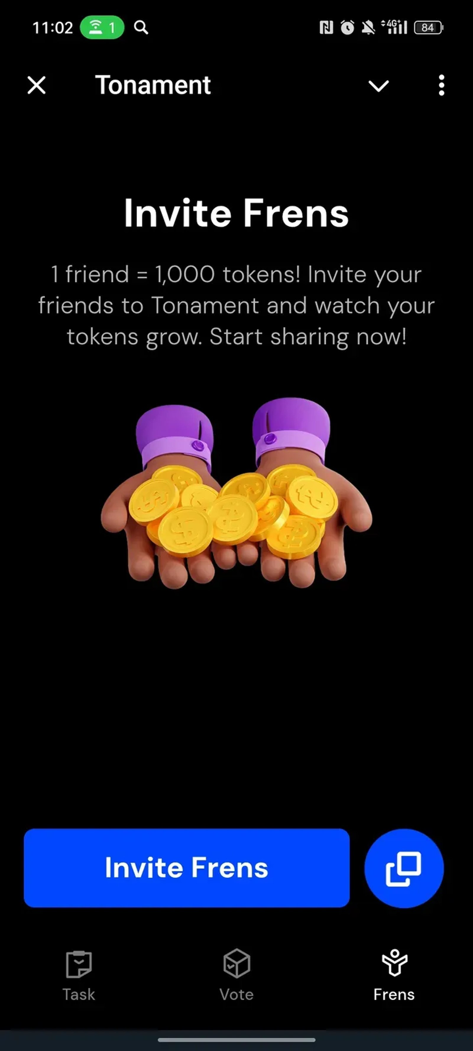 Tonament в Телеграм — скриншот 3