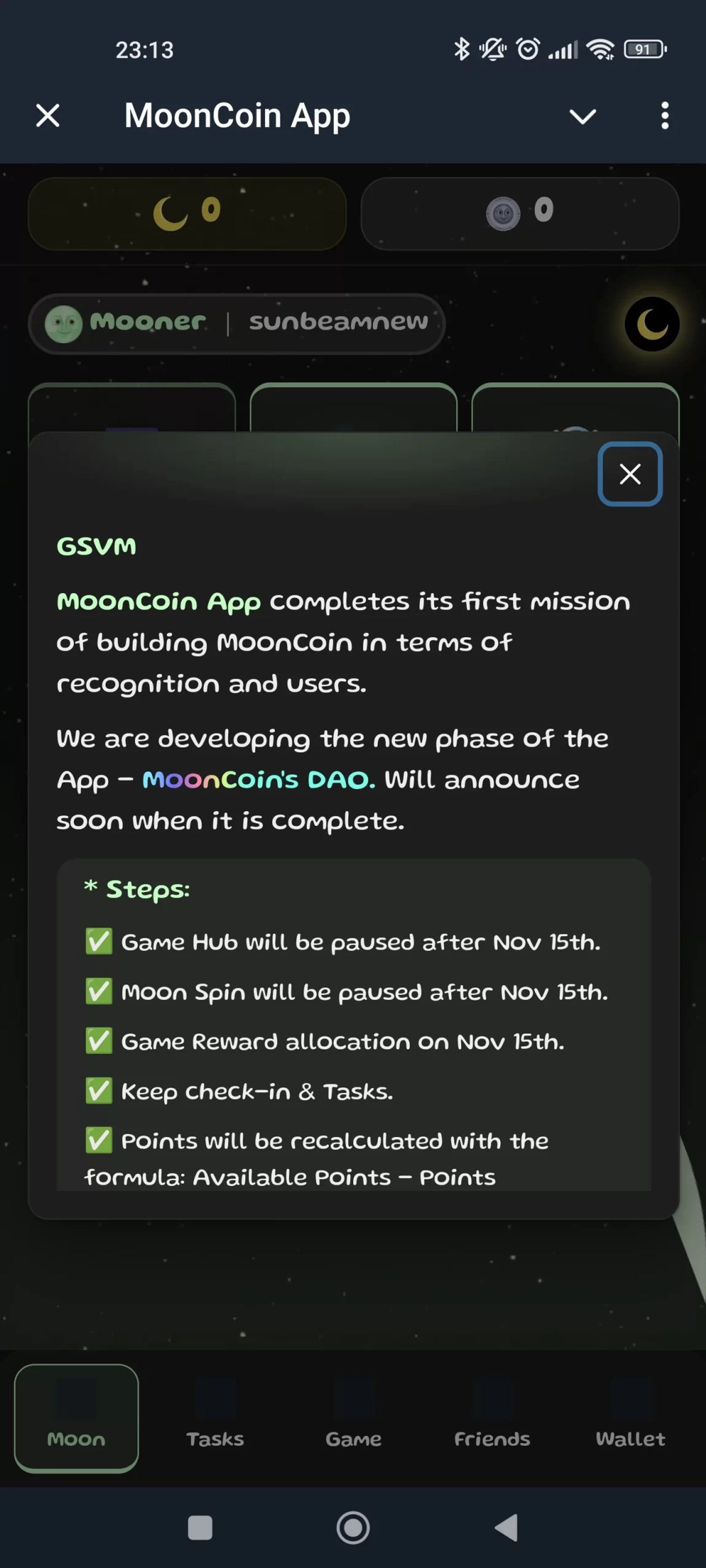 MoonCoin Описание