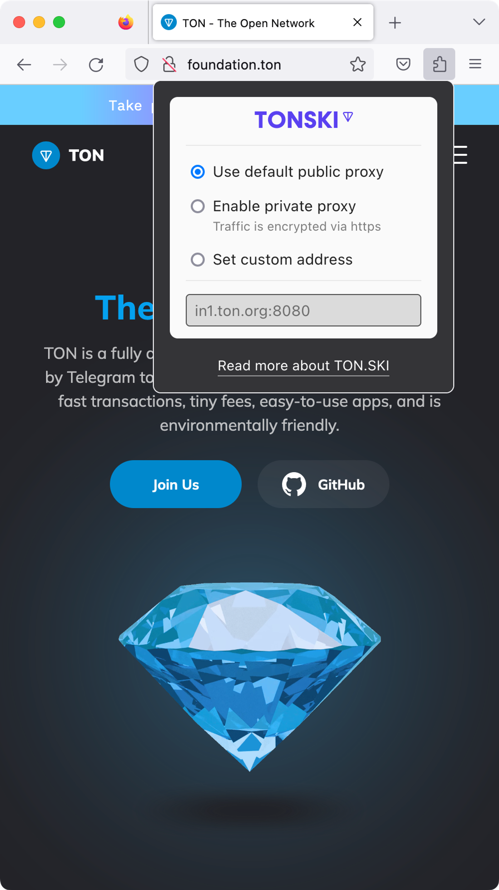 TON.SKI Access в Телеграм — скриншот 2