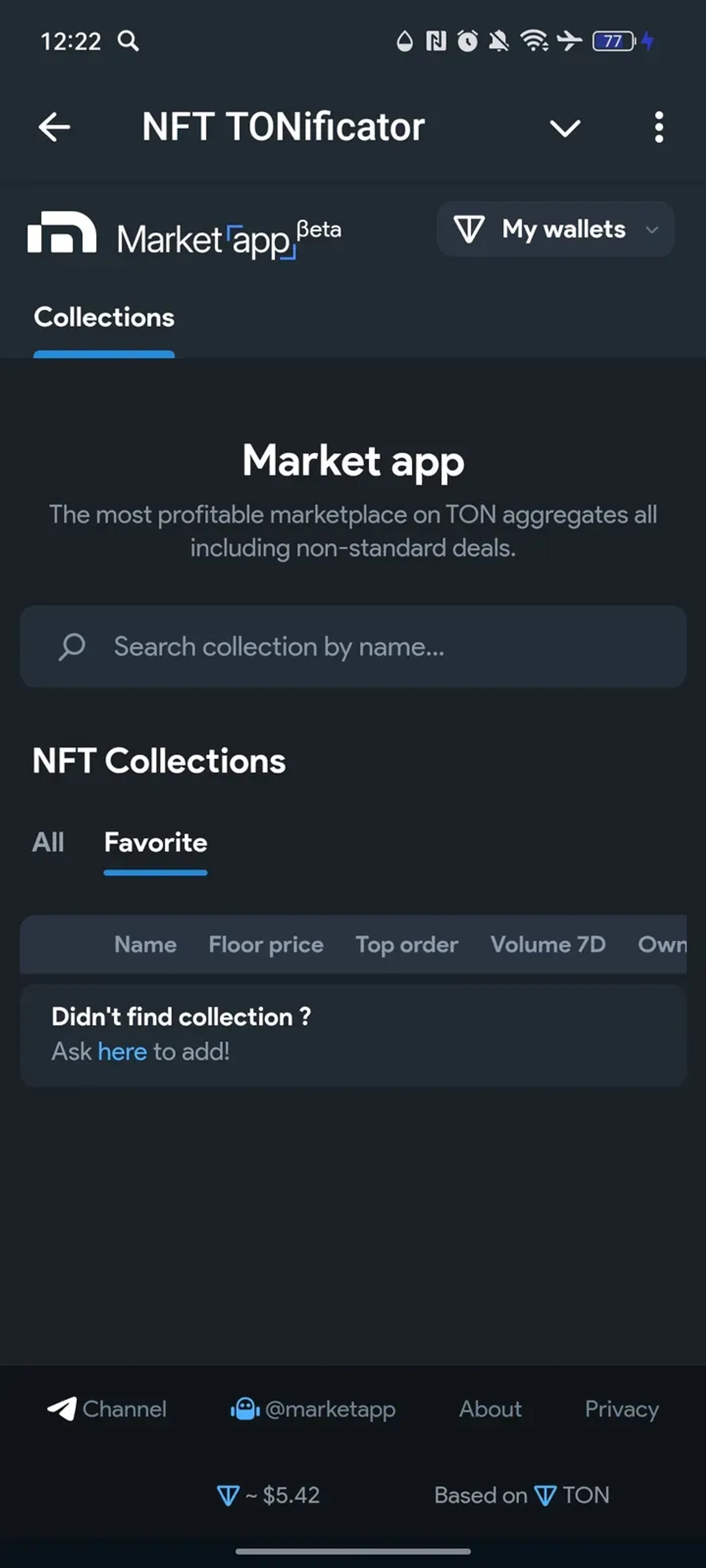 Marketapp | bot в Телеграм — скриншот 3