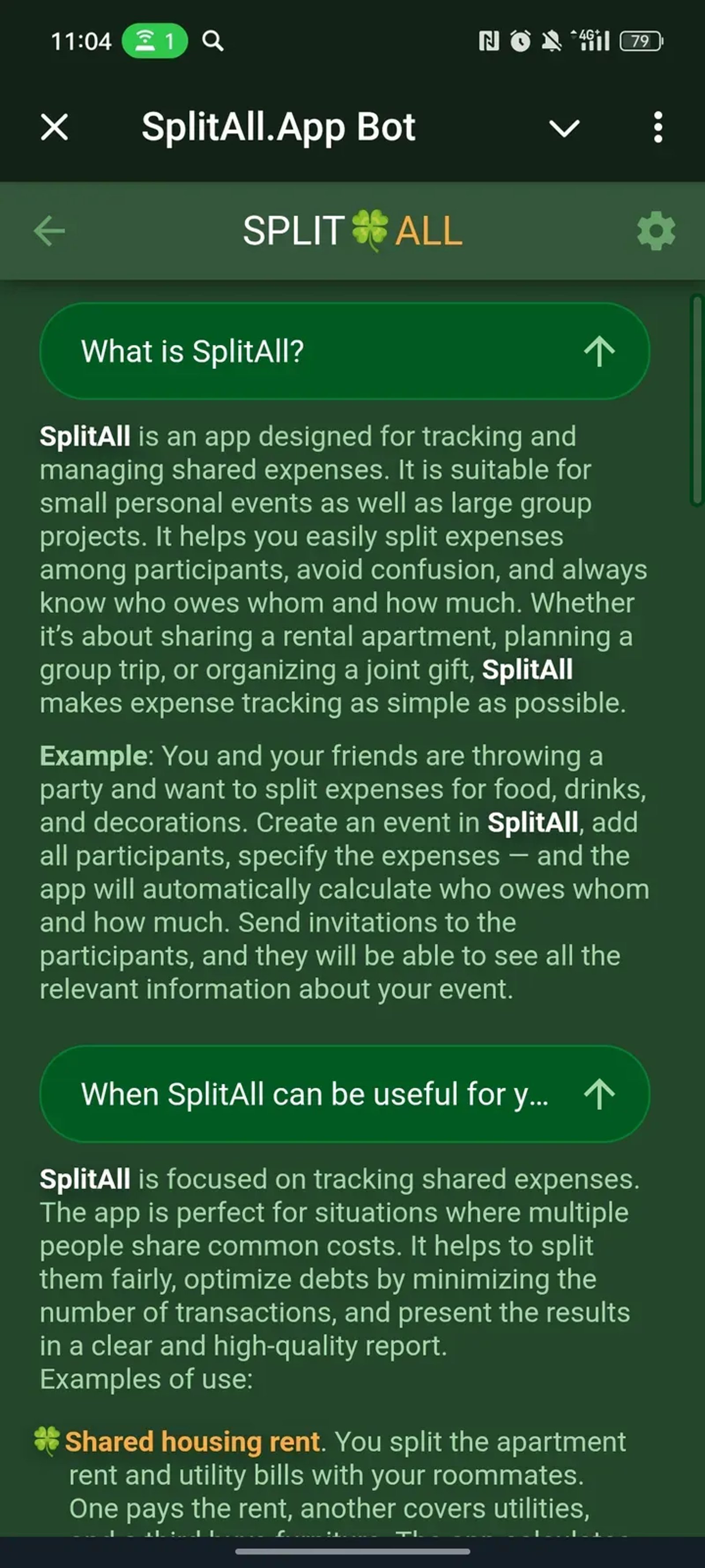 SplitAll.App Bot в Телеграм — скриншот 4