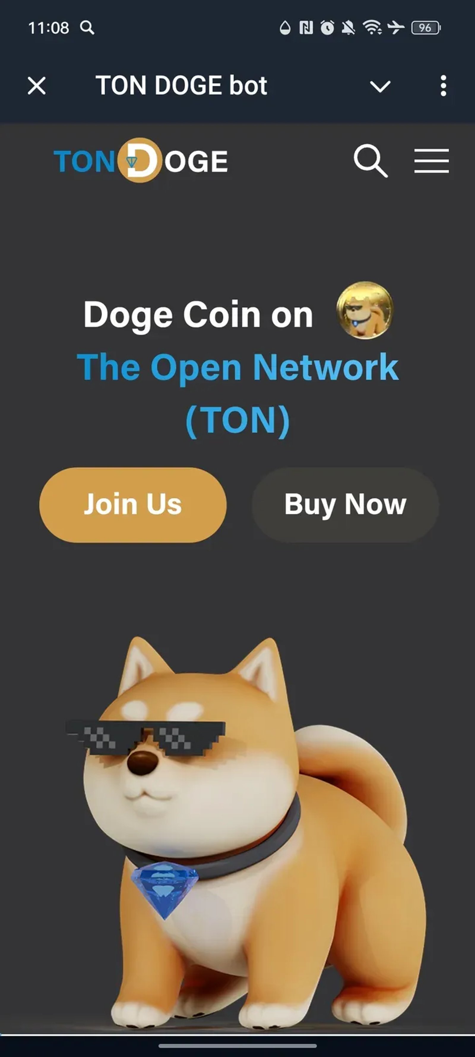 TON DOGE bot в Телеграм — скриншот 4