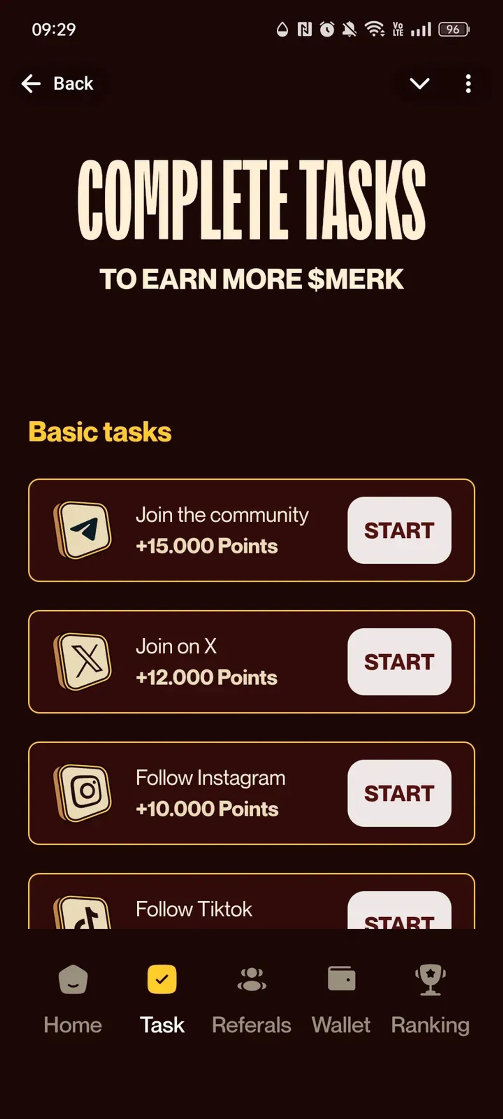 Meerkat Miniapp в Телеграм — скриншот 2