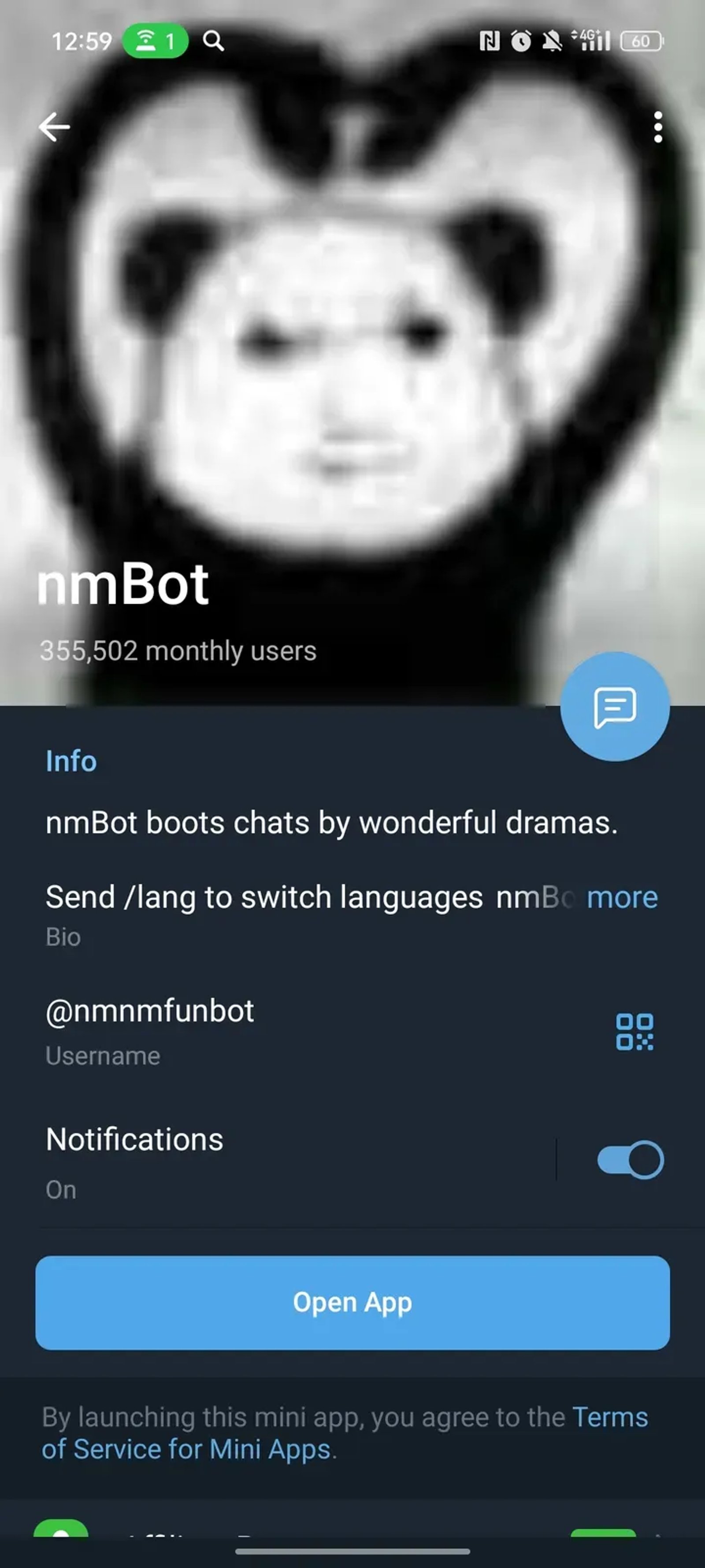 nmBot в Телеграм — скриншот 4