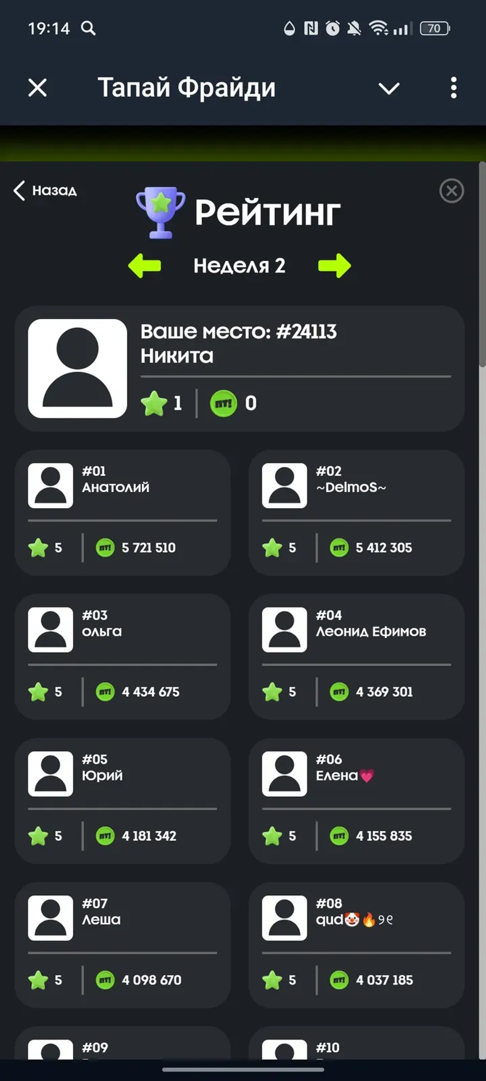 Разморозь Фрайди! в Телеграм — скриншот 3