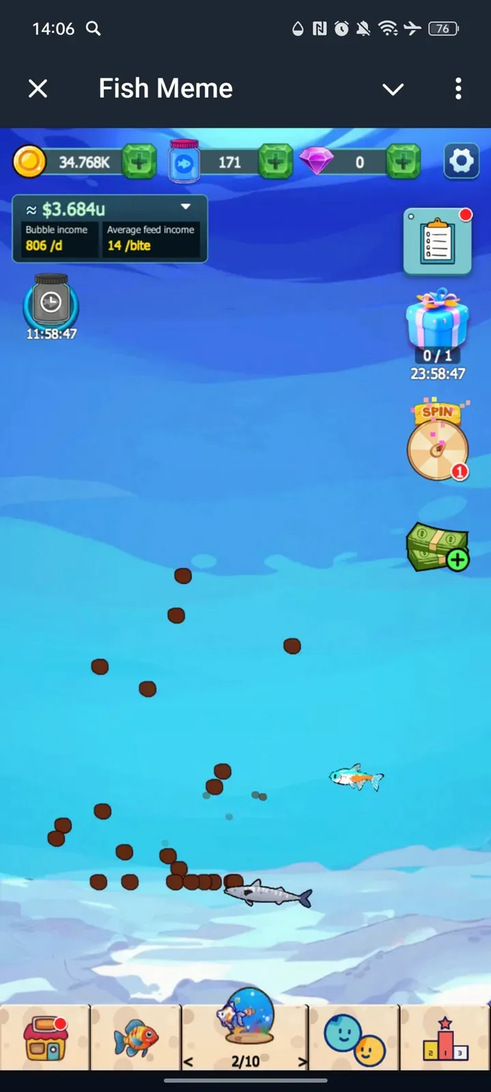 Fish Meme в Телеграм — скриншот 1