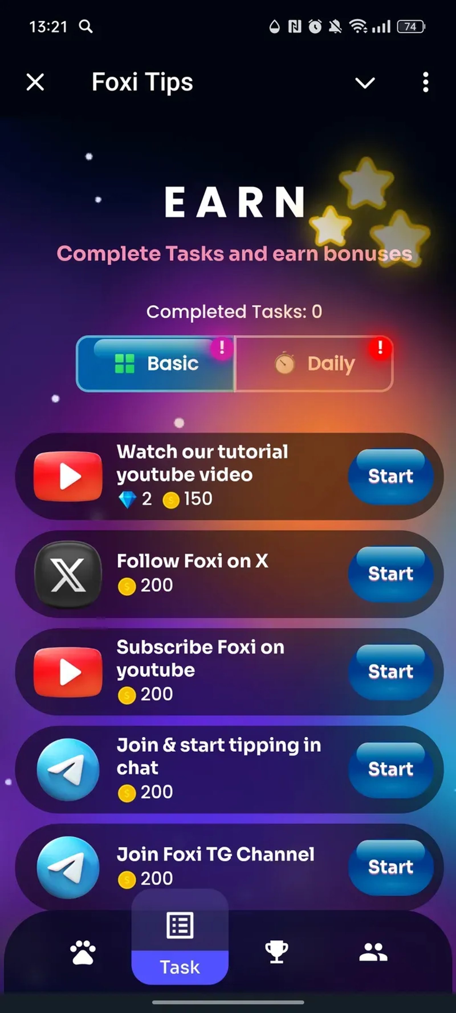 Foxi Tips в Телеграм — скриншот 2