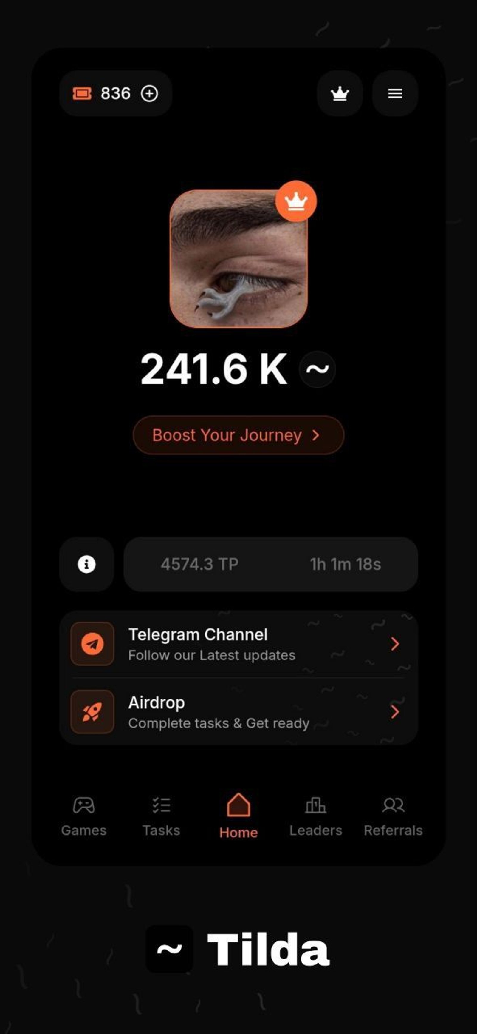 Tilda Telegram Screenshot 1