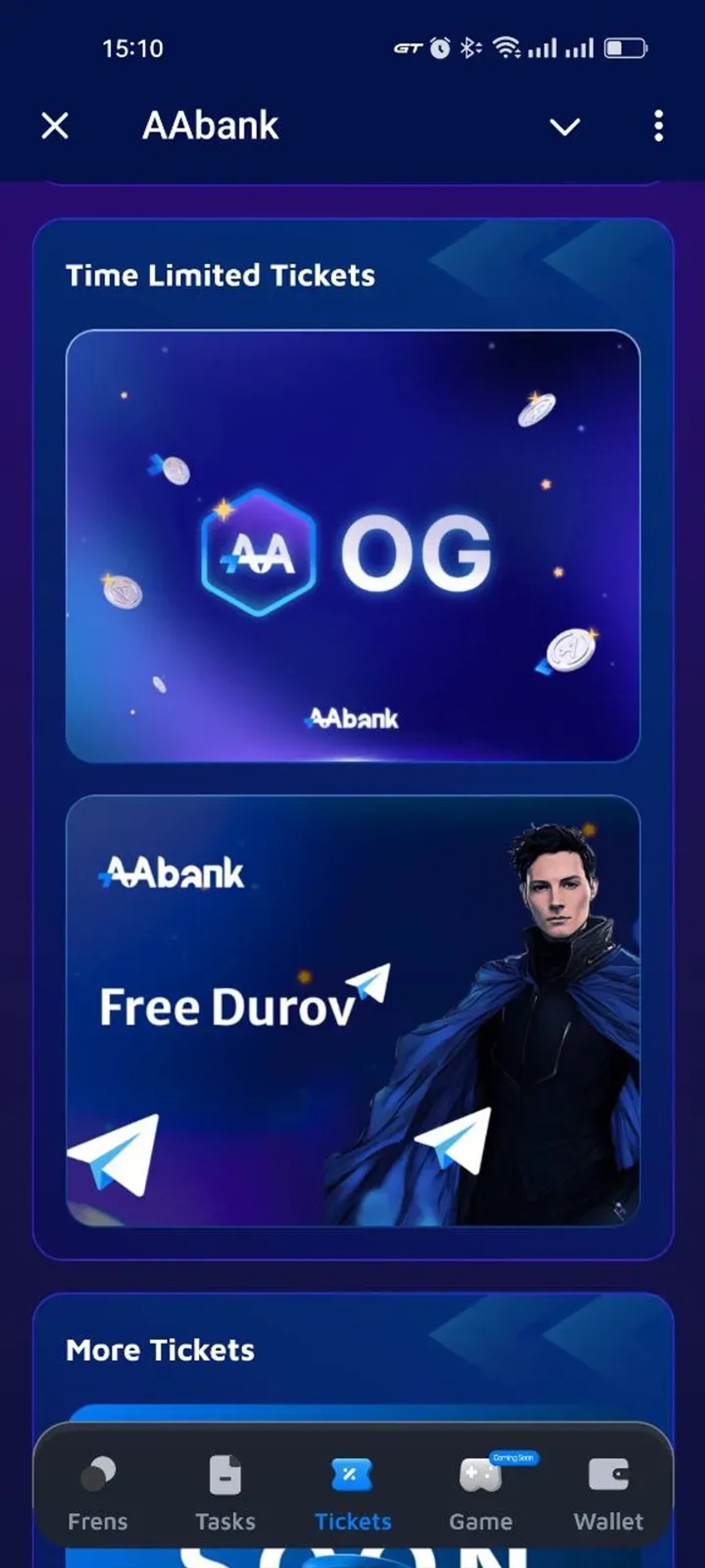 AAbank в Телеграм — скриншот 2
