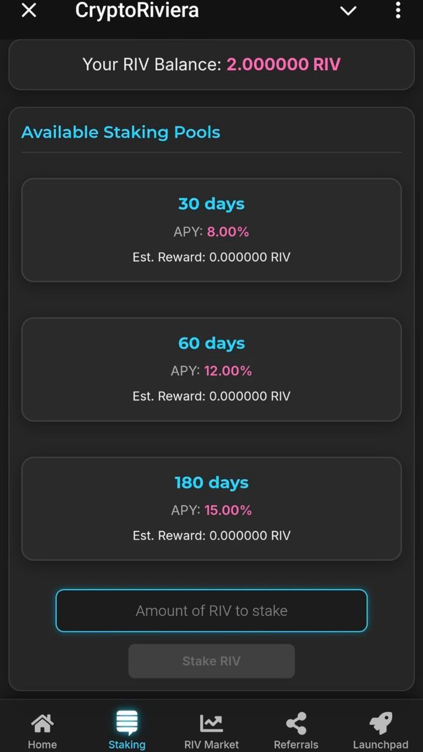 CryptoRiviera Telegram Screenshot 4