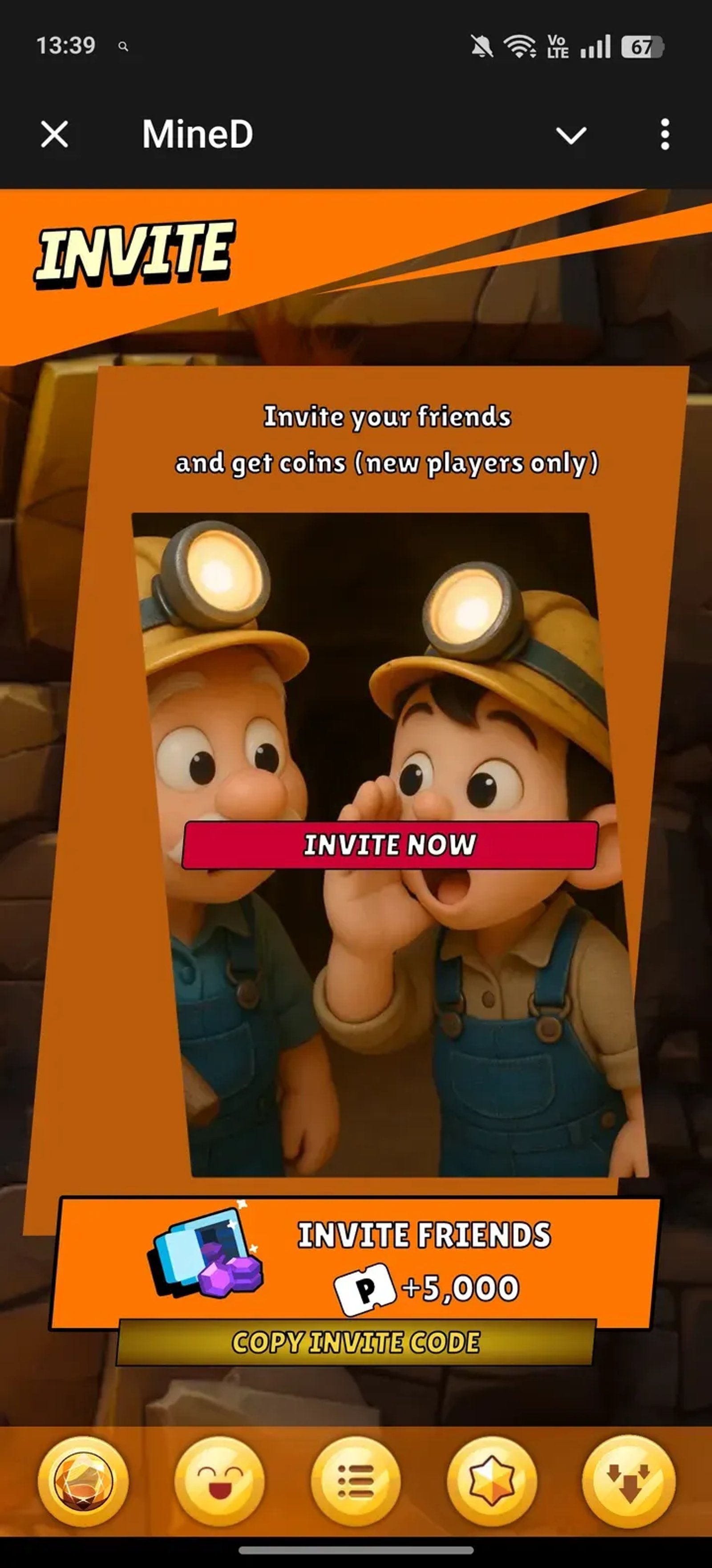 MineD в Telegram — скриншот 2