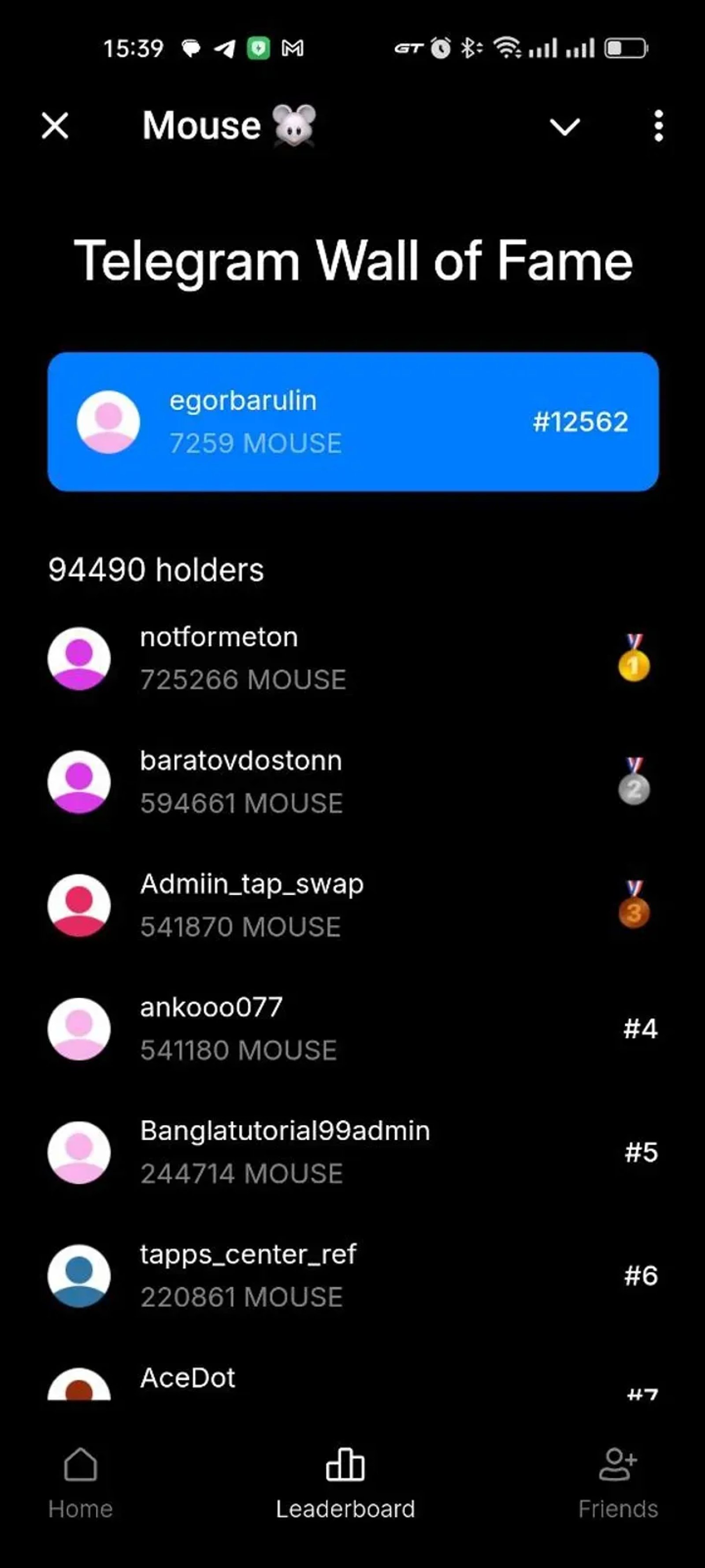 Mouse 🐭 в Телеграм — скриншот 1