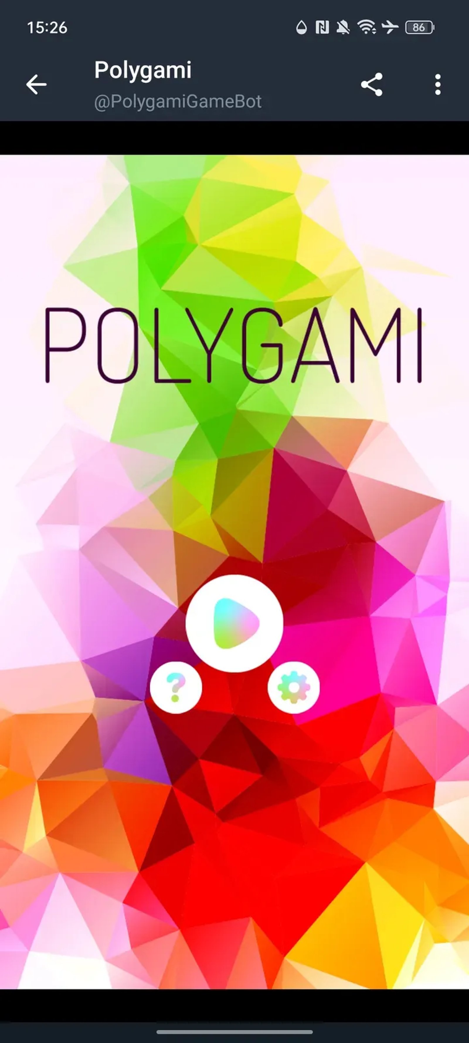 Polygami Game в Телеграм — скриншот 1