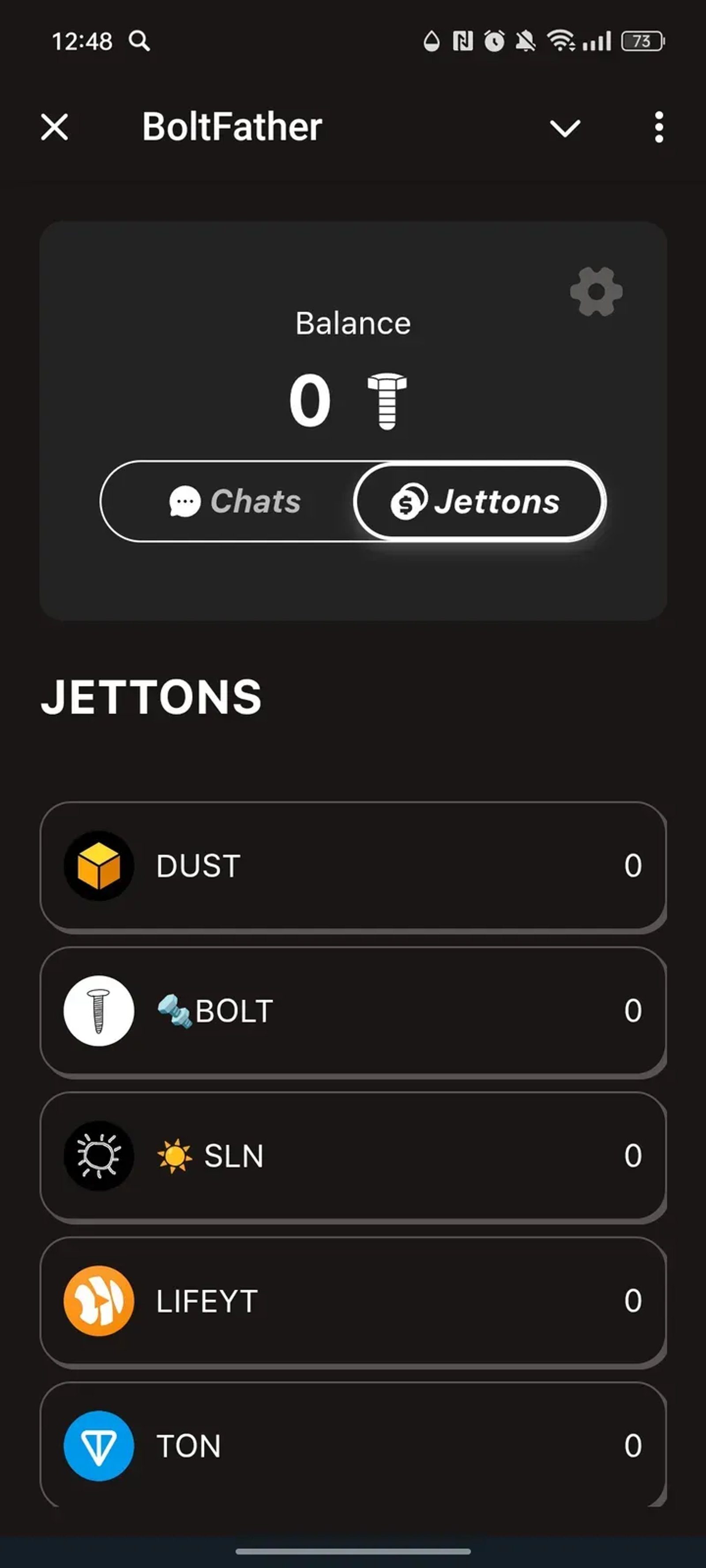 BoltFather в Телеграм — скриншот 3