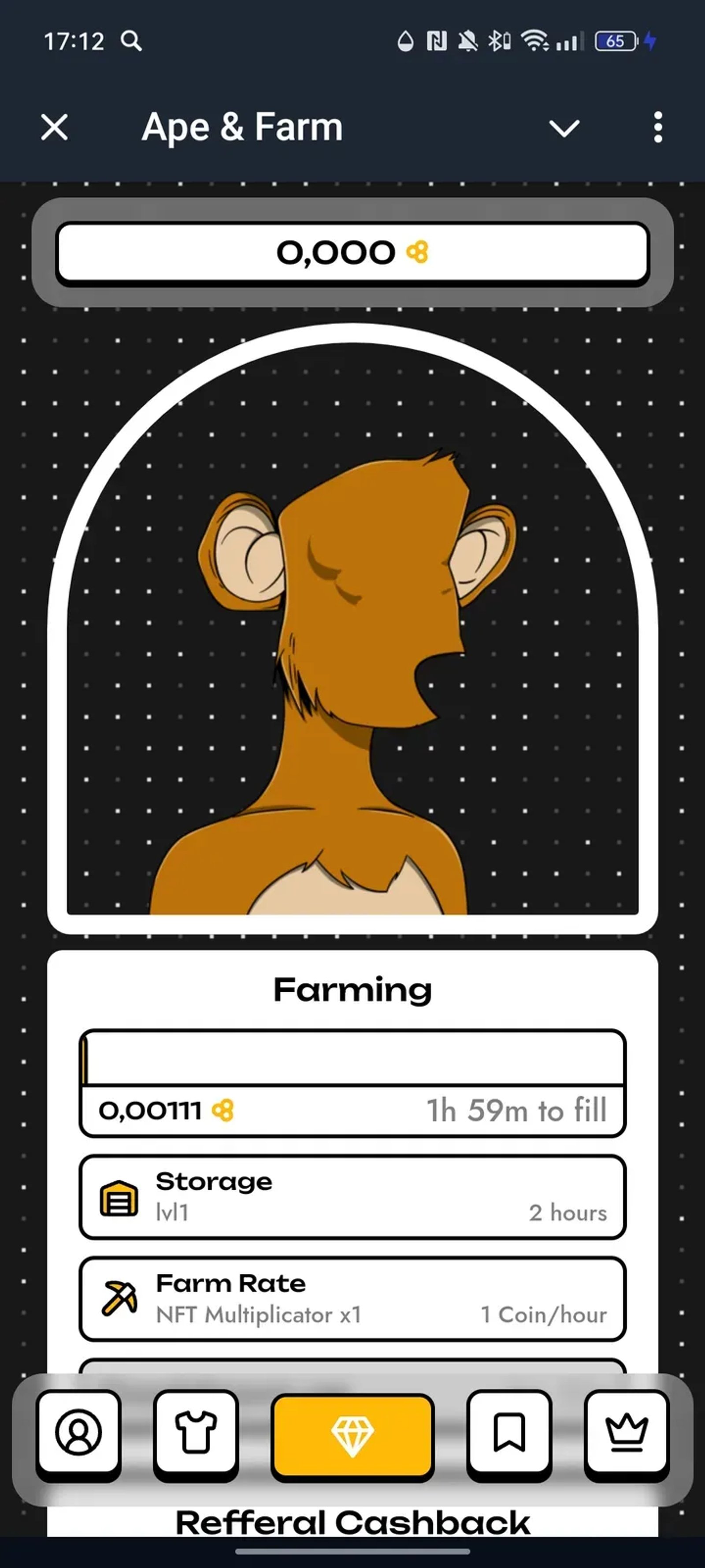 Ape & Farm в Телеграм — скриншот 1