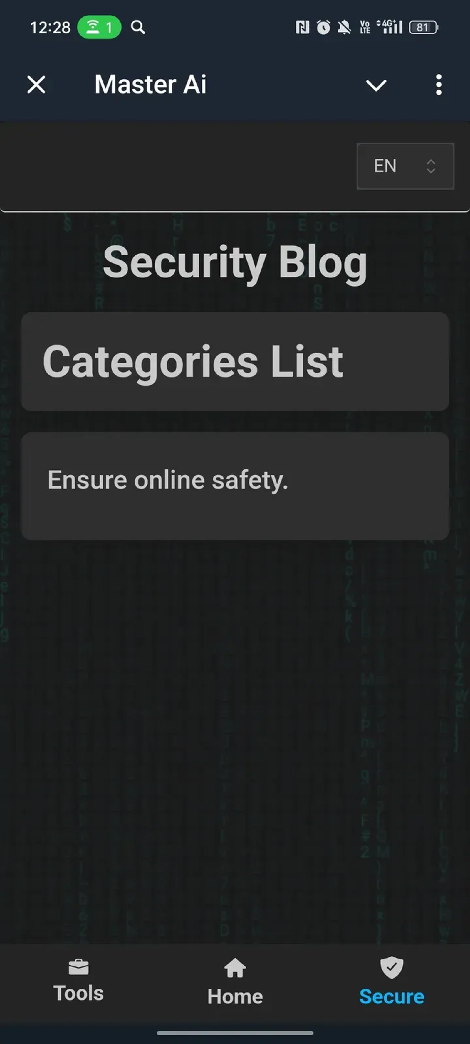 Master Ai в Телеграм — скриншот 4