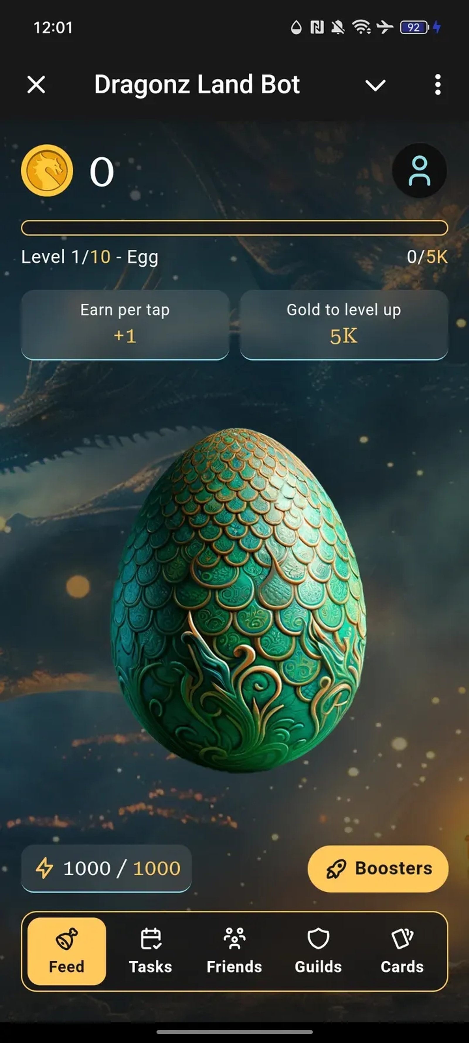 Dragonz Land: Top RPG Play-to-Earn Game в Телеграм — скриншот 1