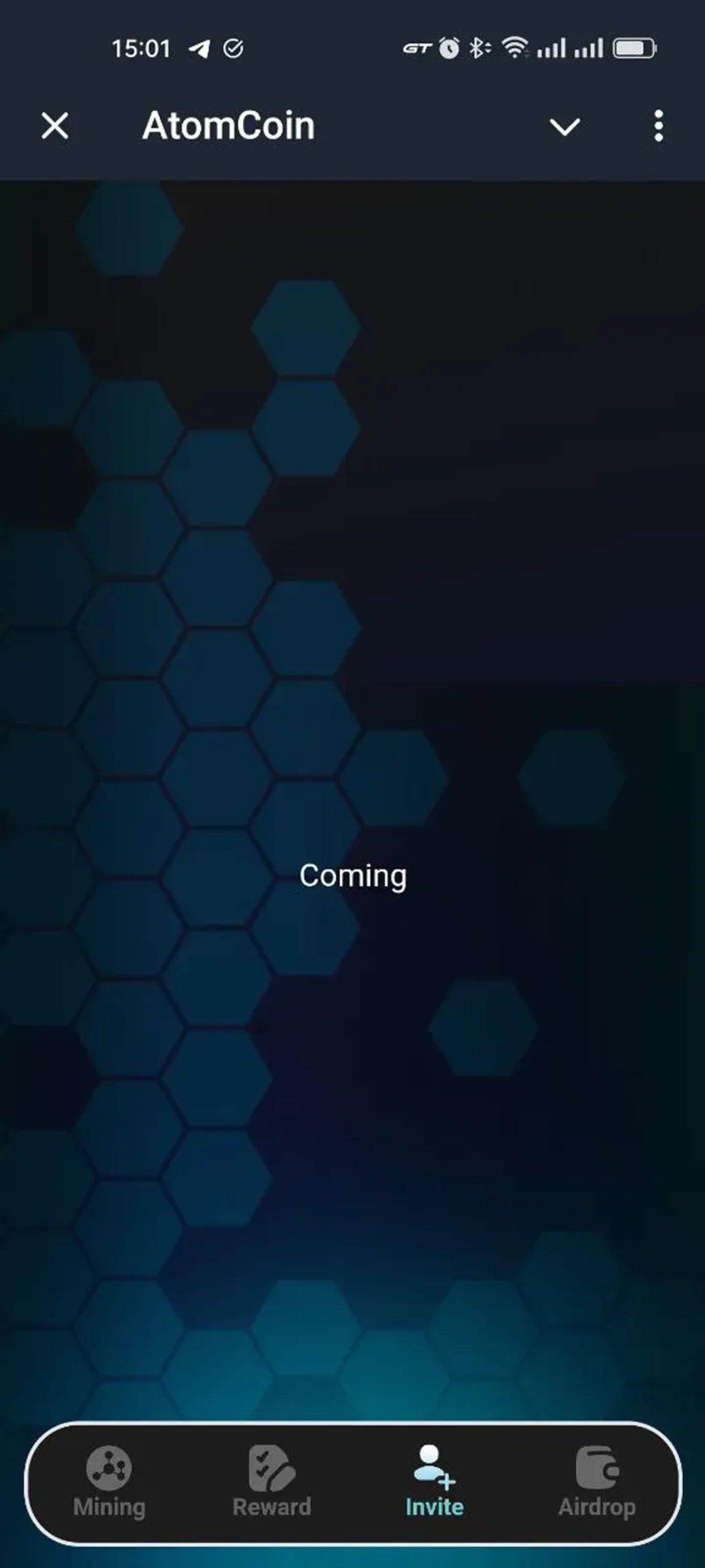 AtomCoin в Телеграм — скриншот 4