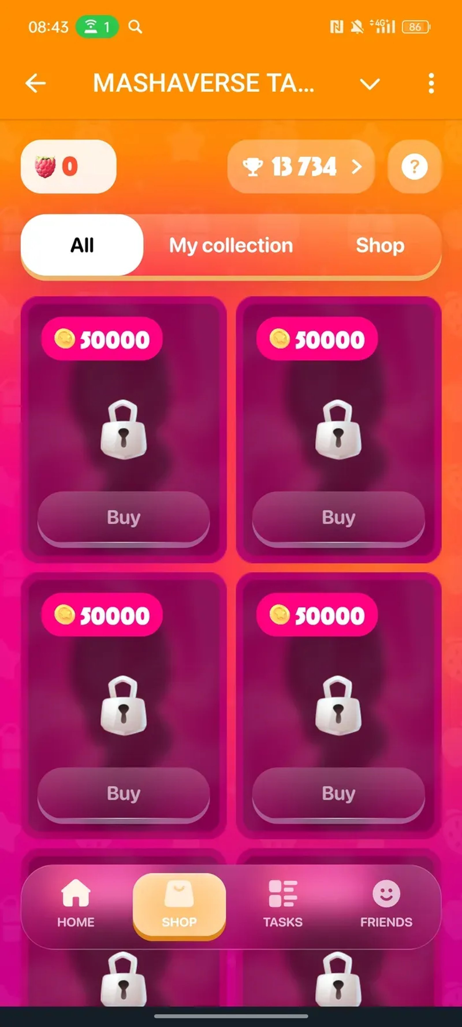MASHAVERSE TAP DASH в Телеграм — скриншот 2