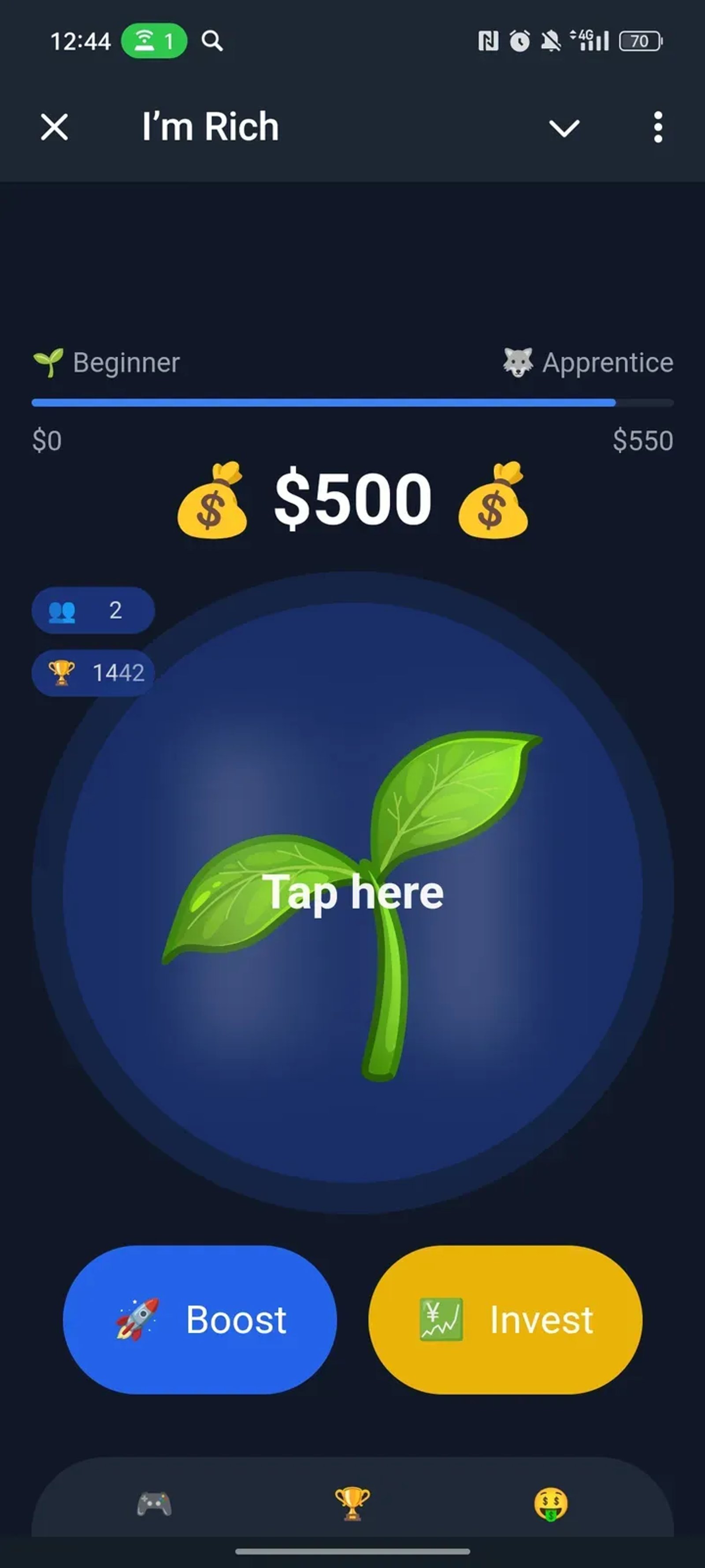 I’m Rich в Телеграм — скриншот 1