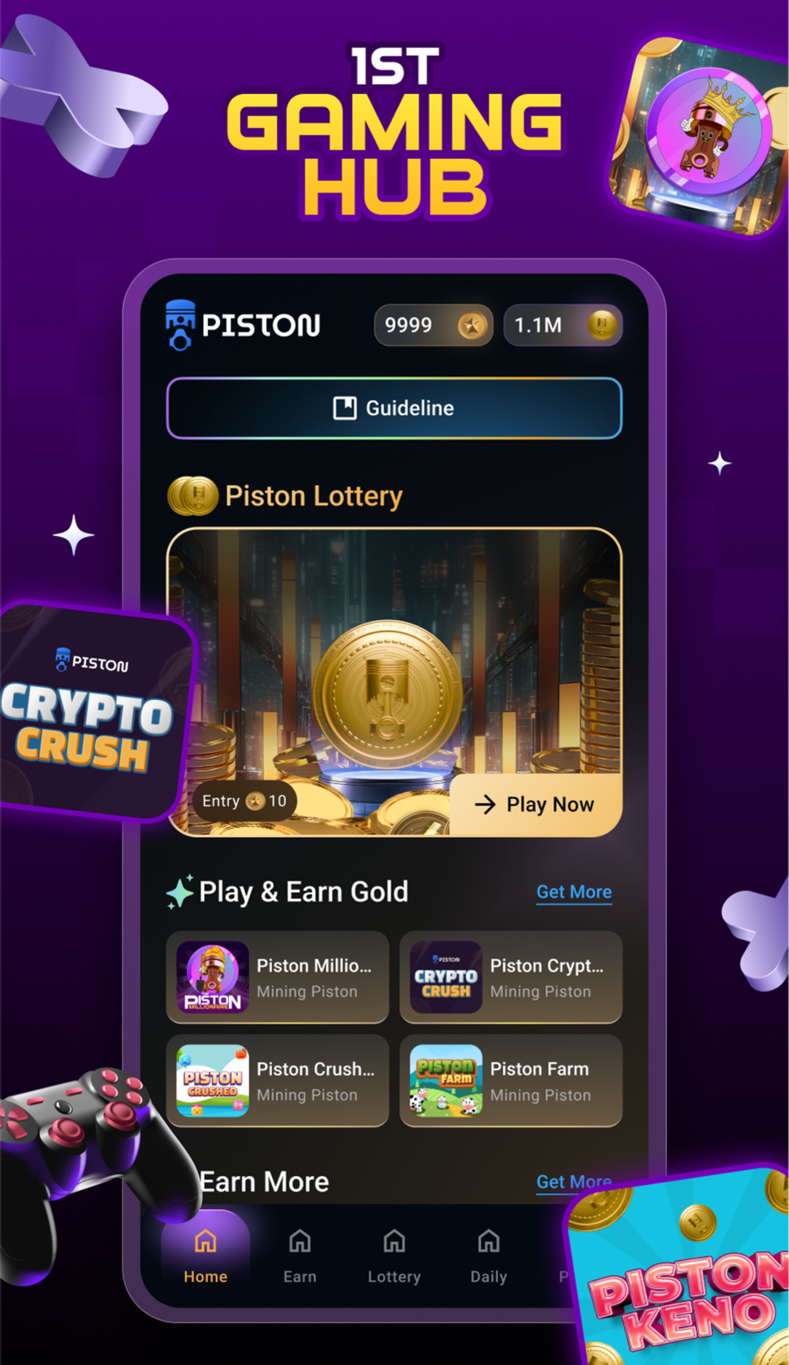 Piston Hub в Телеграм — скриншот 1