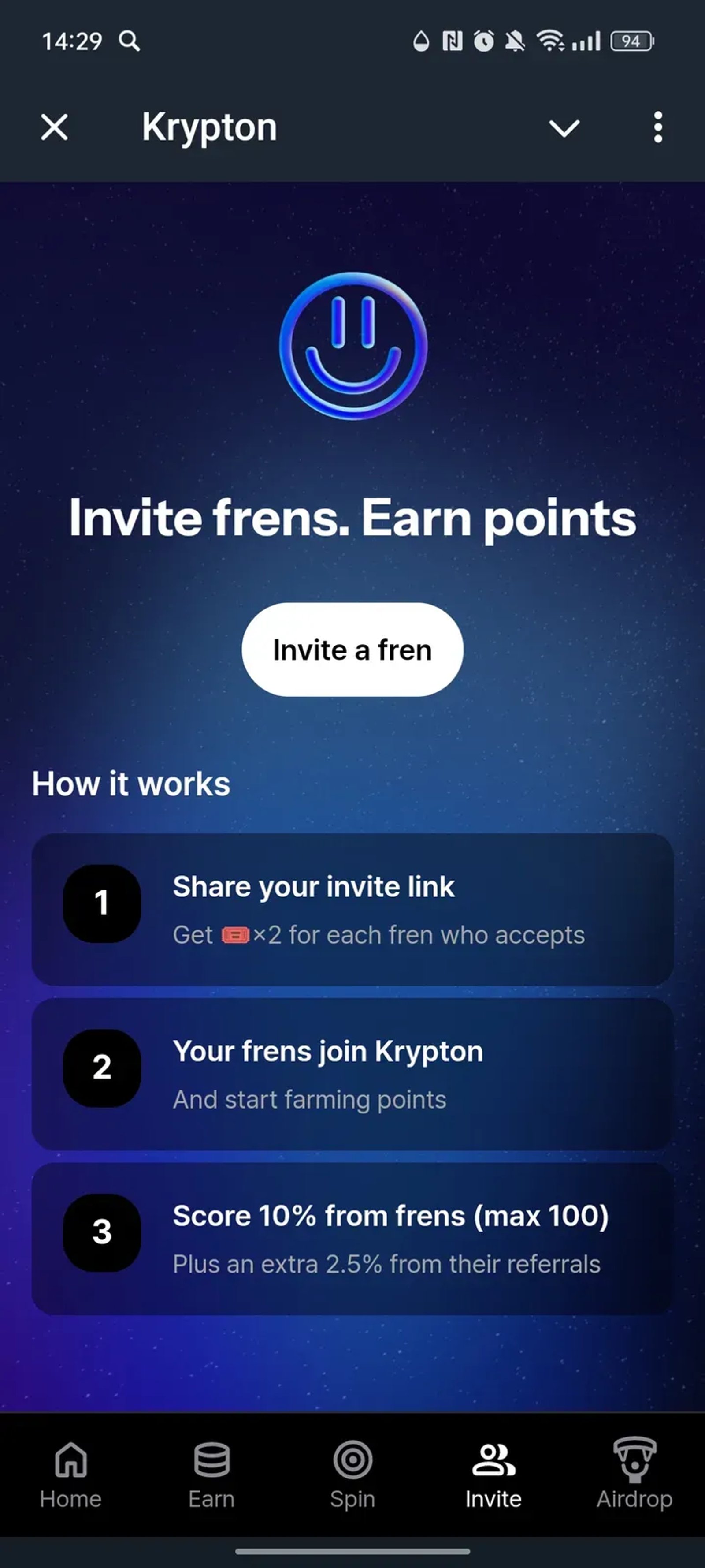 Krypton в Телеграм — скриншот 4