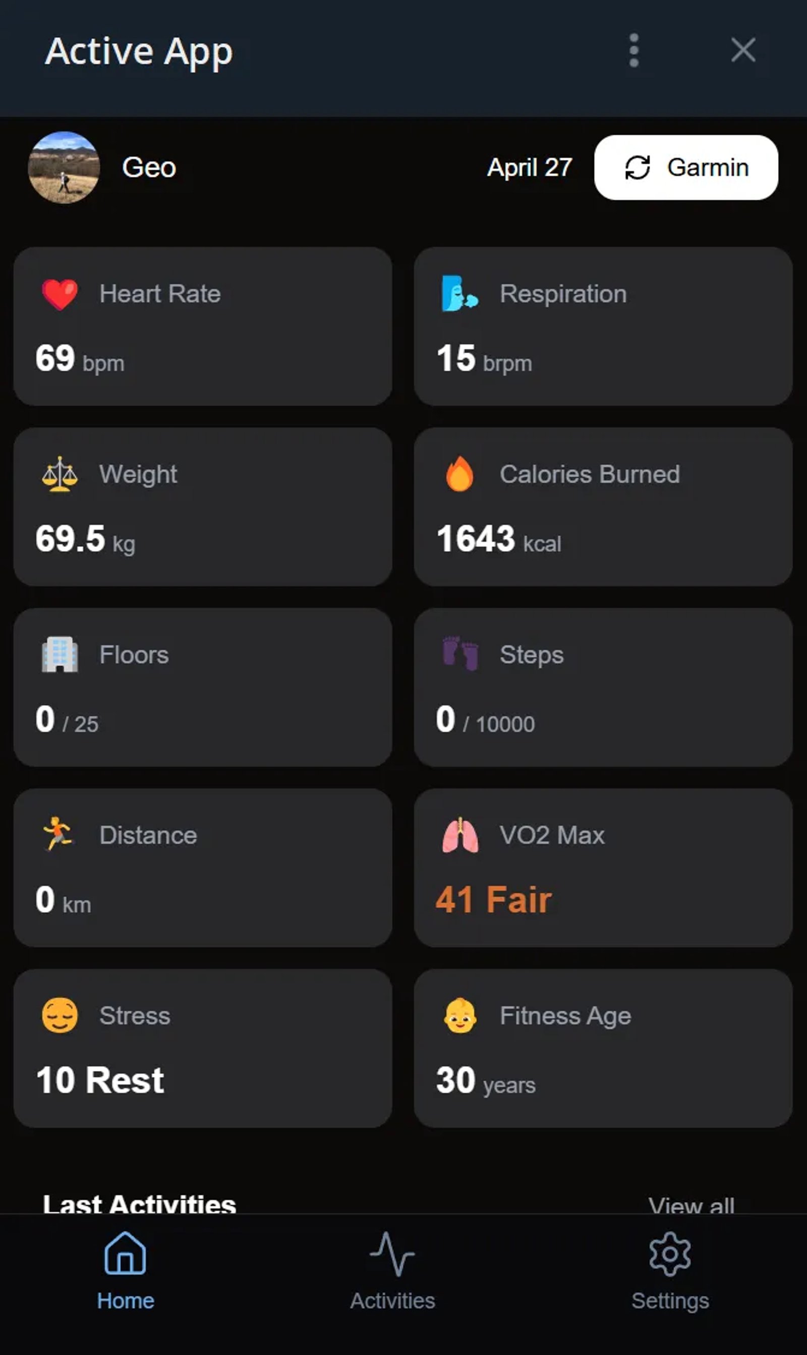 Active App в Телеграм — скриншот 5