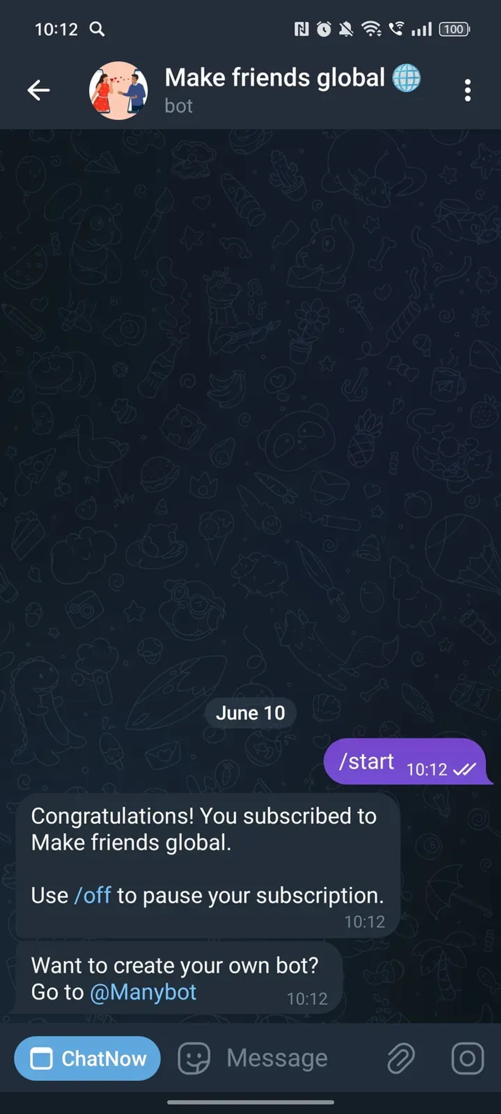 Make friends global π Telegram Screenshot 2