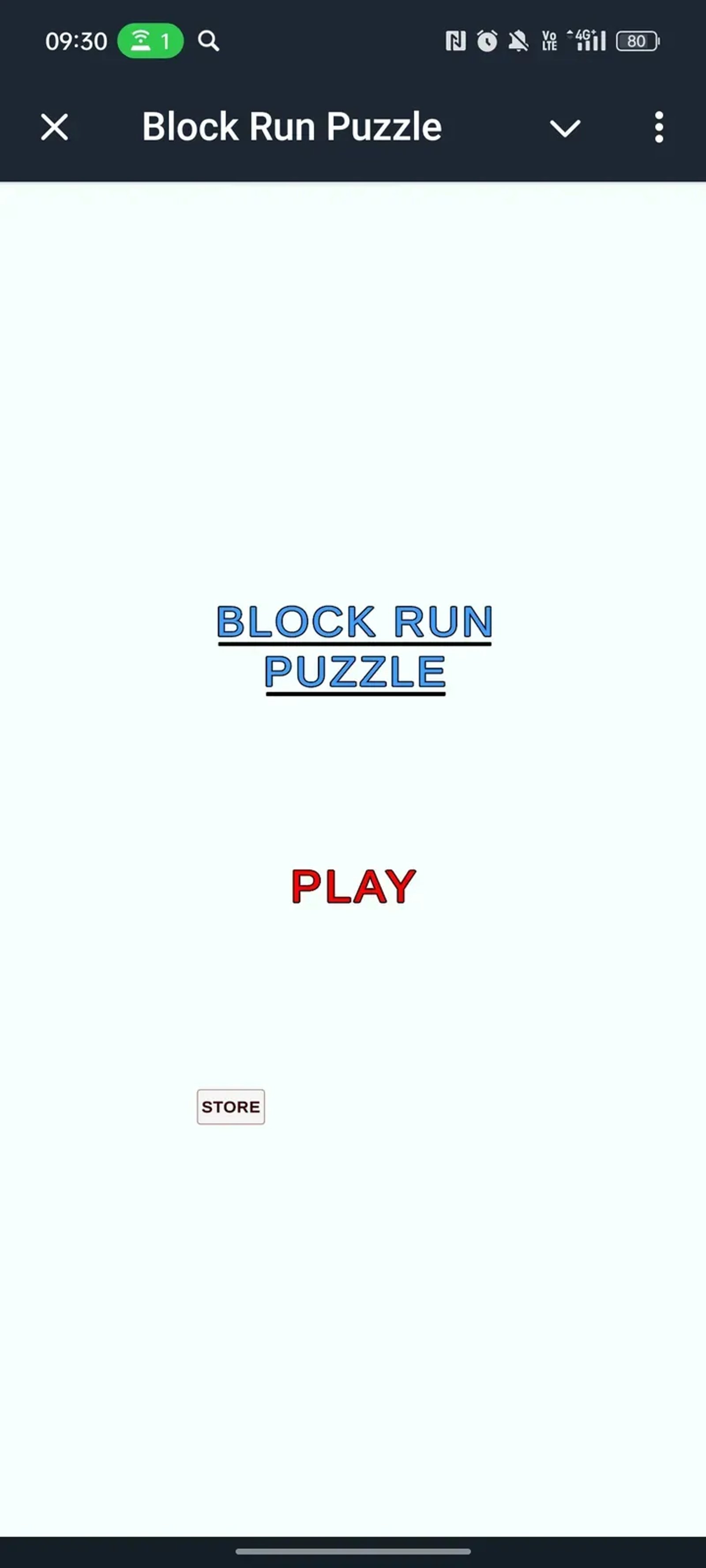 Block Run Puzzle в Телеграм — скриншот 1