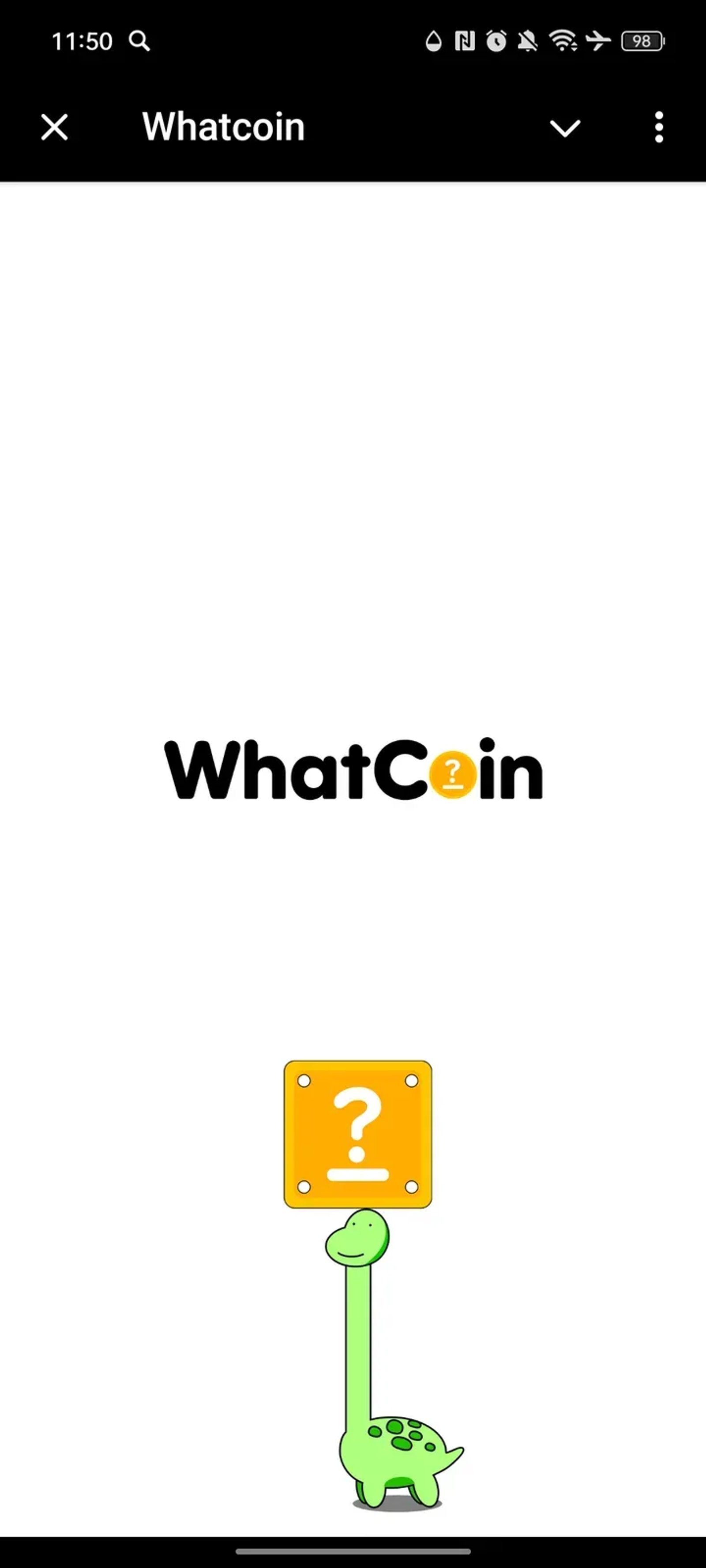 Whatcoin в Телеграм — скриншот 1