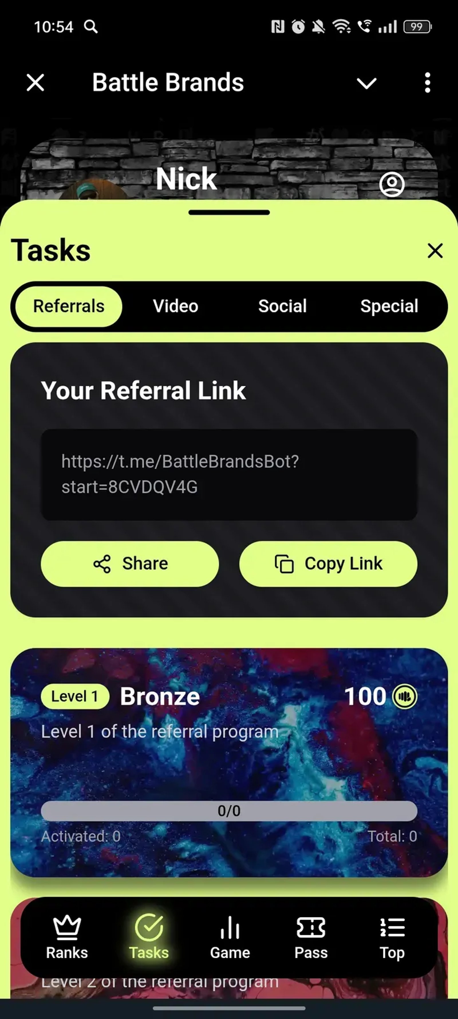 Battle Brands в Телеграм — скриншот 2