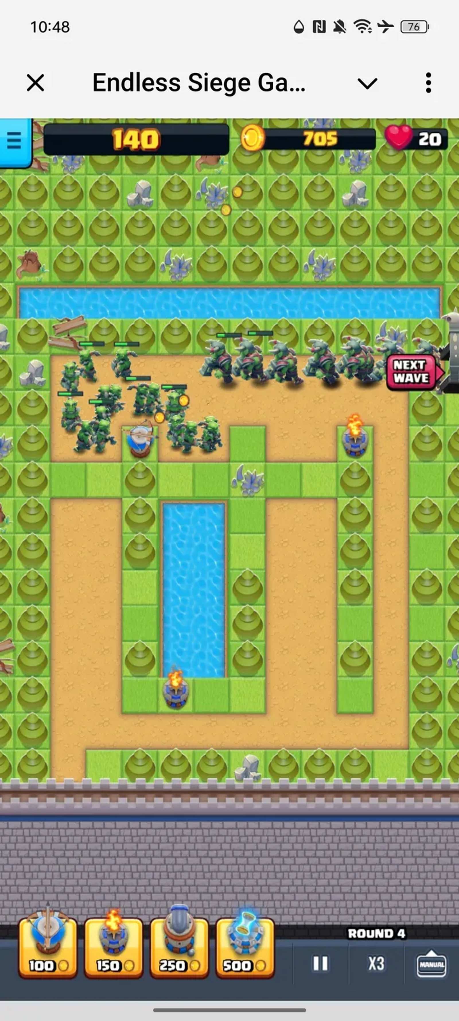 Endless Siege Game в Телеграм — скриншот 3