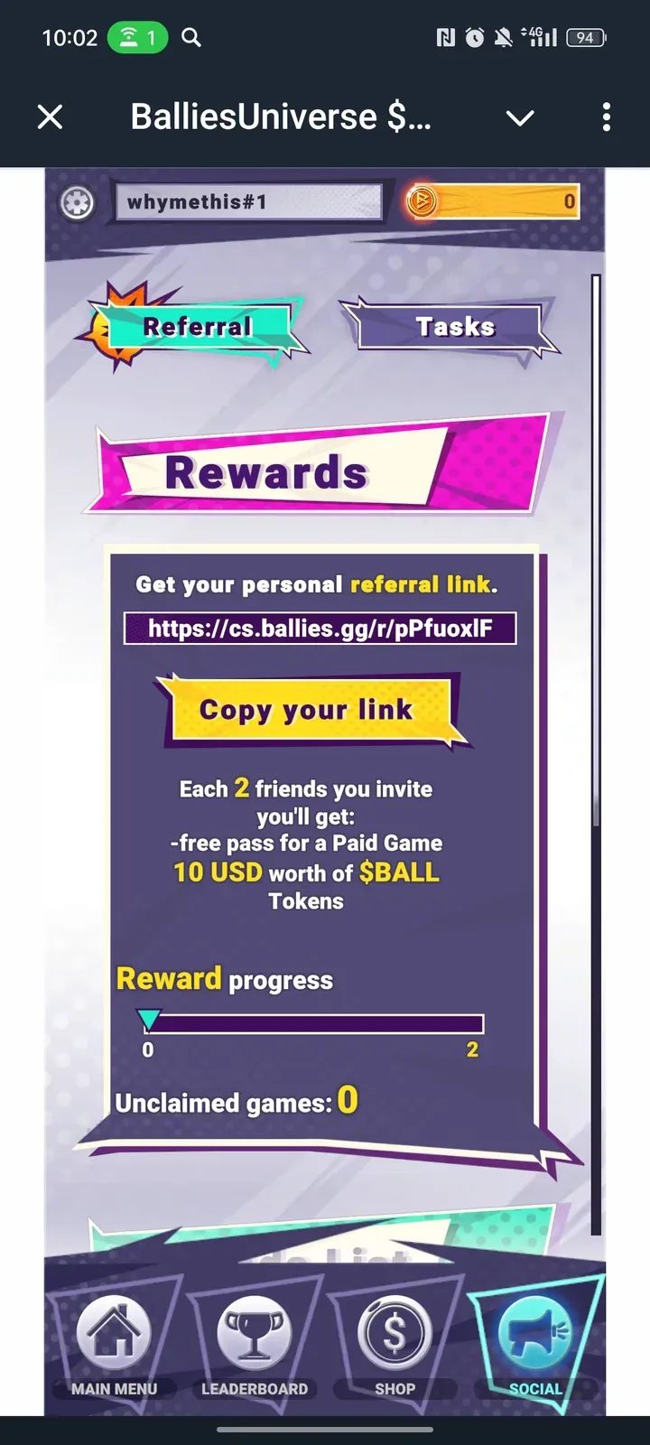 BalliesUniverse $BALL Telegram Screenshot 4