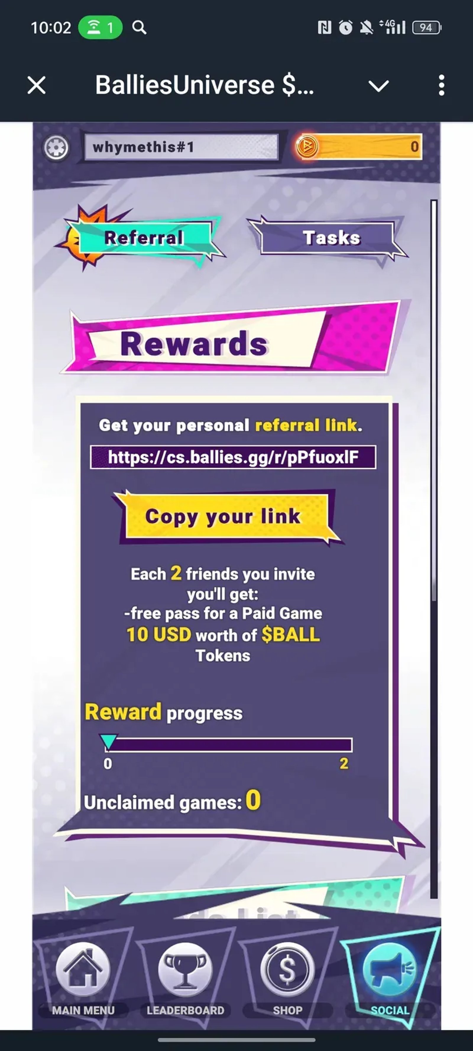 BalliesUniverse $BALL в Телеграм — скриншот 4