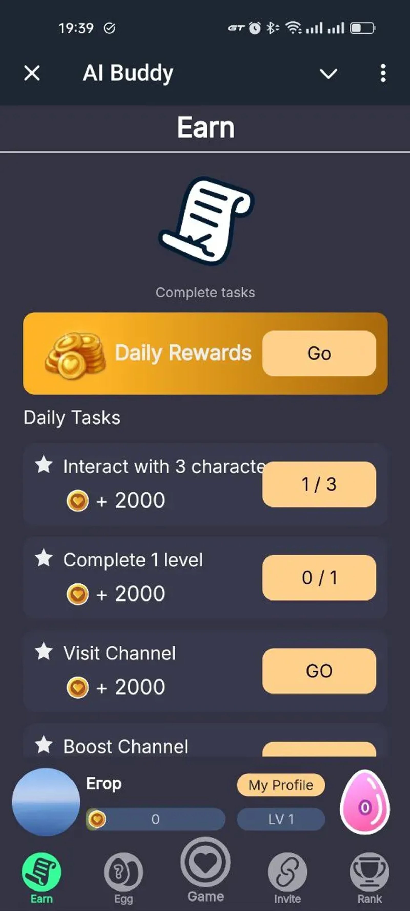 AI Buddy Telegram Screenshot 3