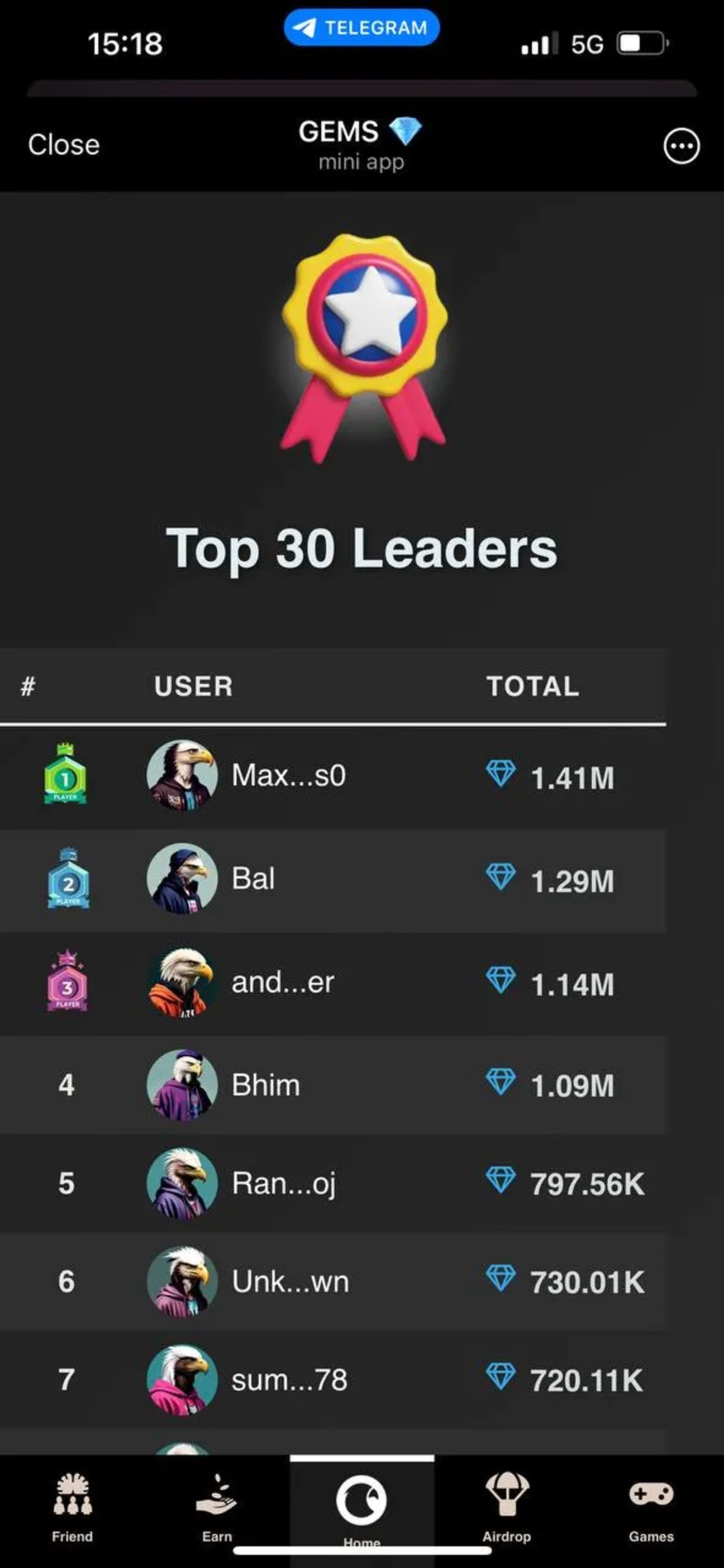 GEMS 💎 Telegram Screenshot 5